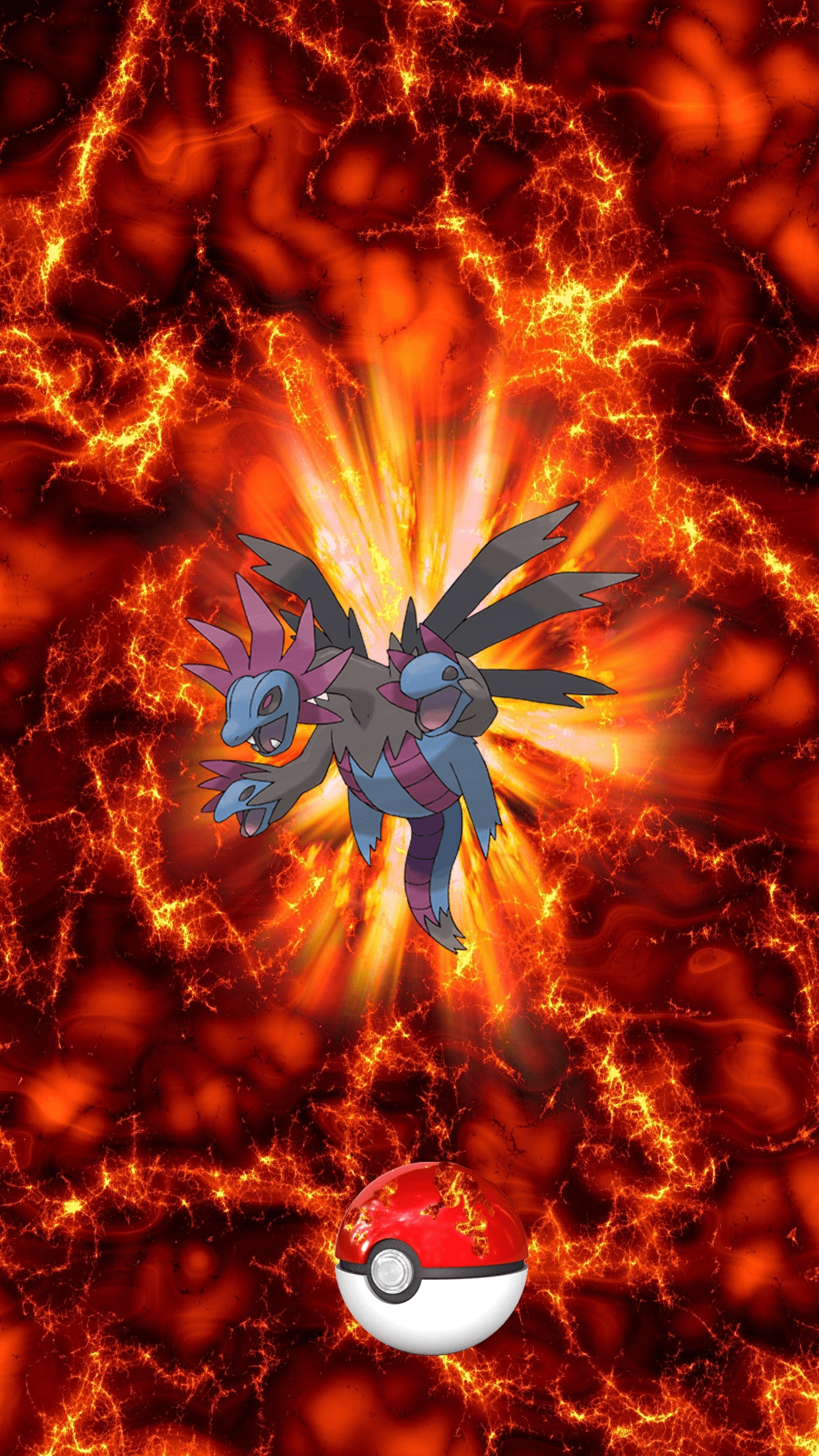 635 Fire Pokeball Hydreigon Sazandora 17 Zweilous