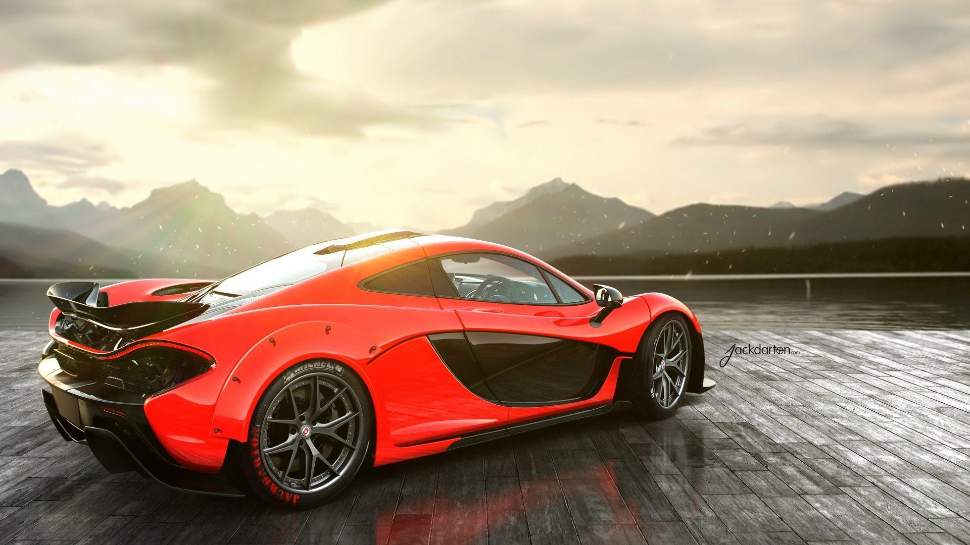 Awesome McLaren P1 Rear Wallpapers