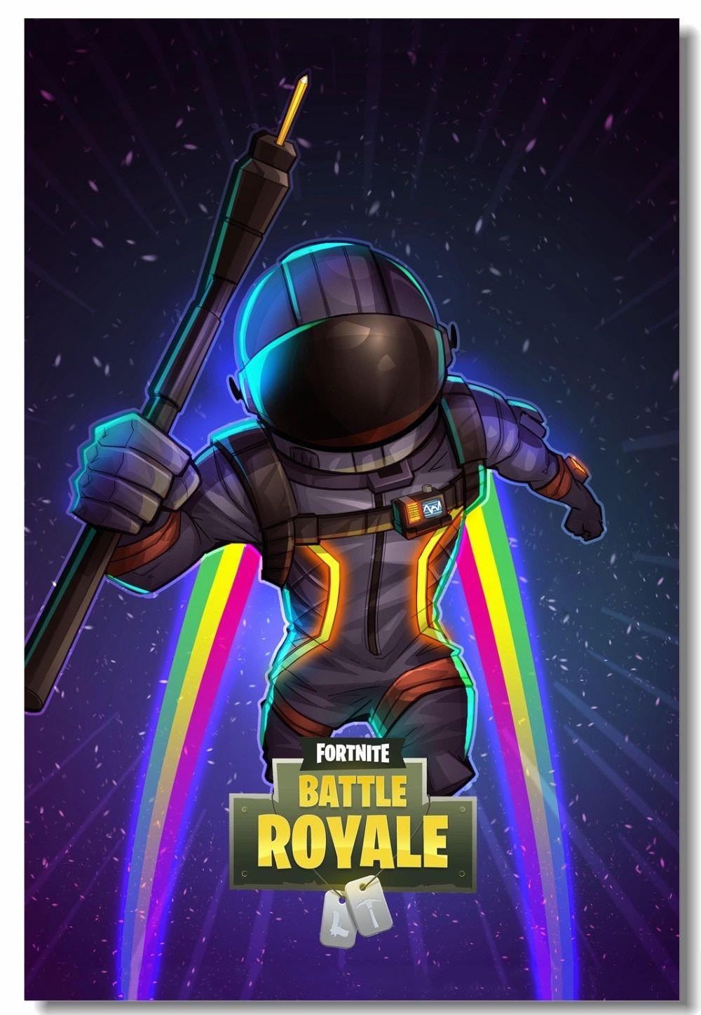 Custom Canvas Mural Battle Royale Raven Poster Battle Royale Game