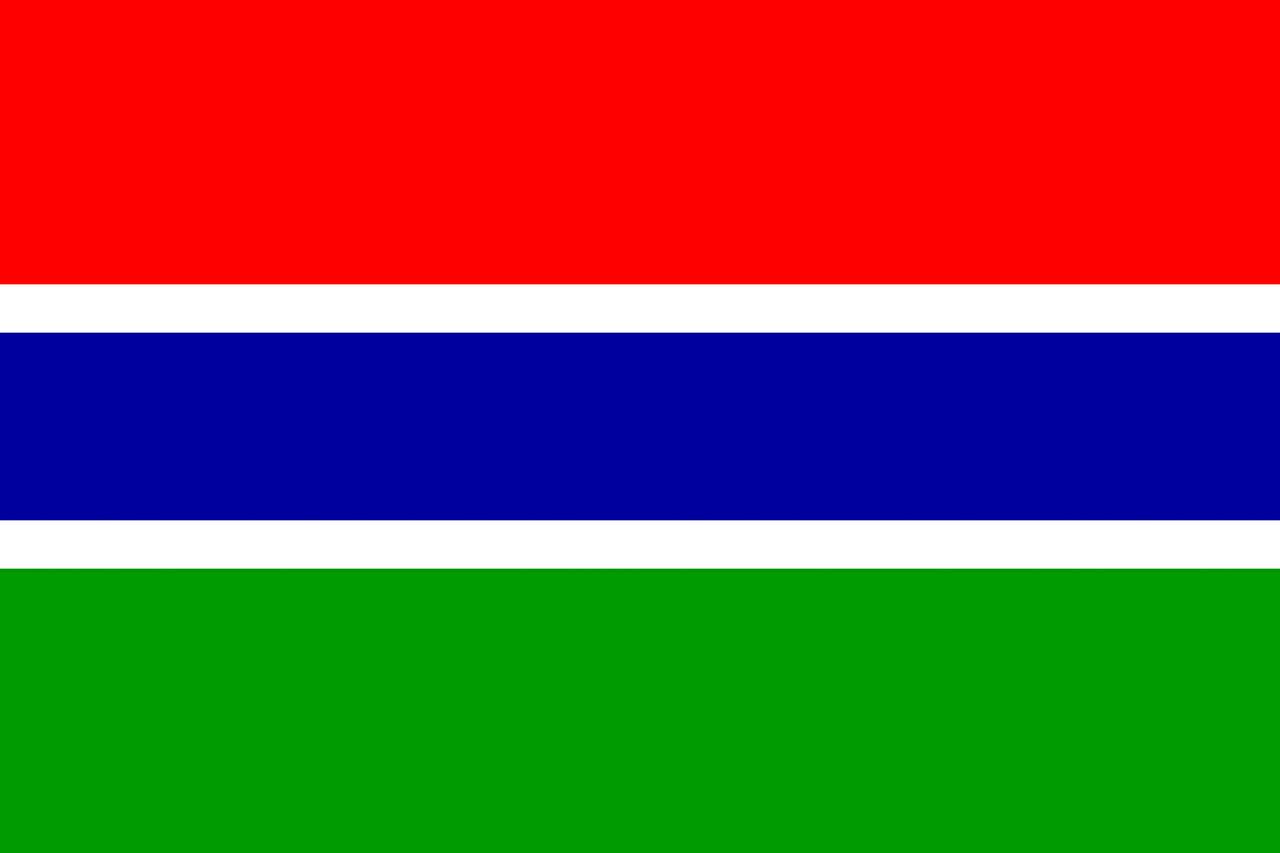 Picture Gambia Flag Stripes