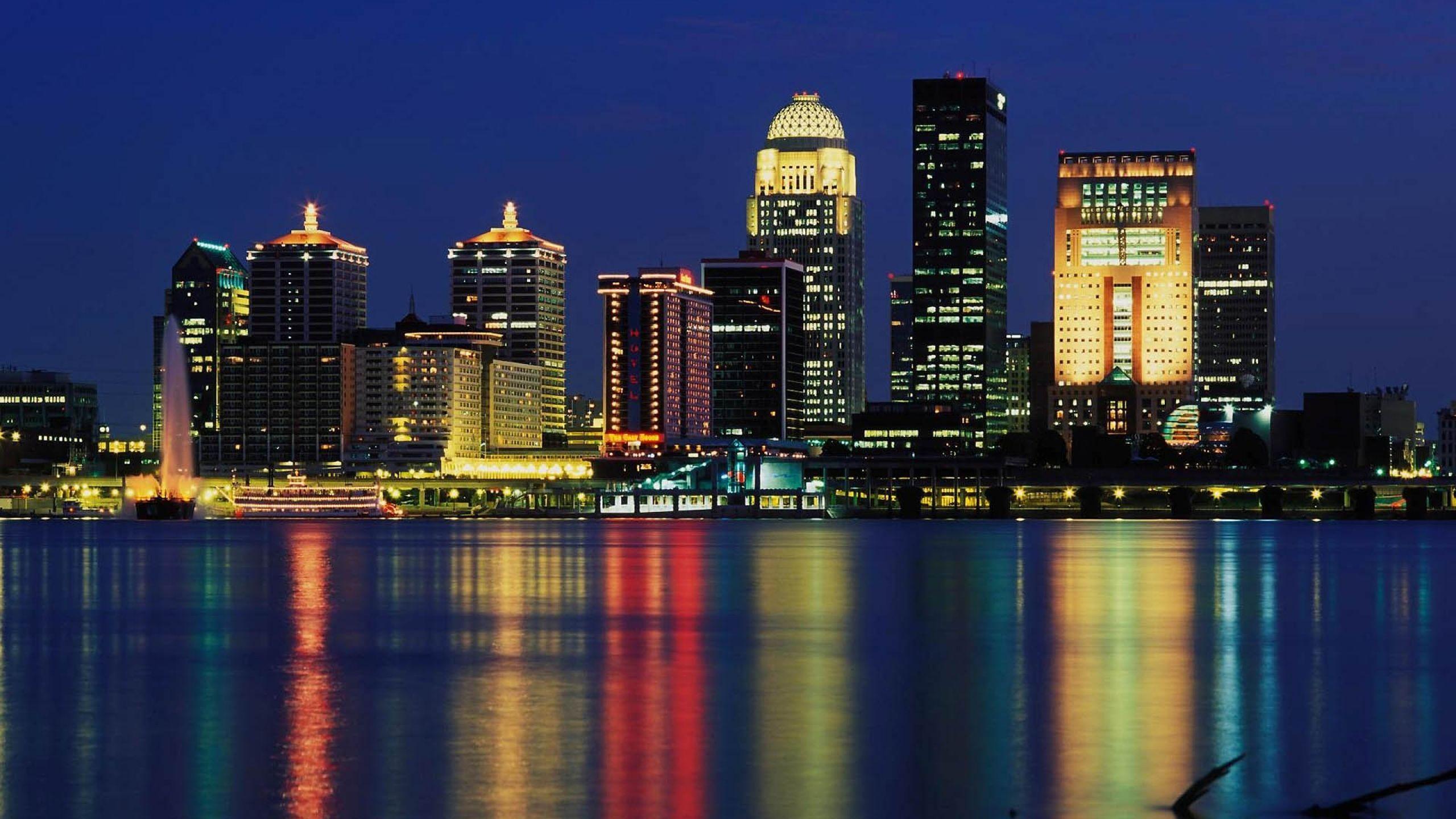 Download Wallpapers Louisville, Skyline, Usa, Skyscraper