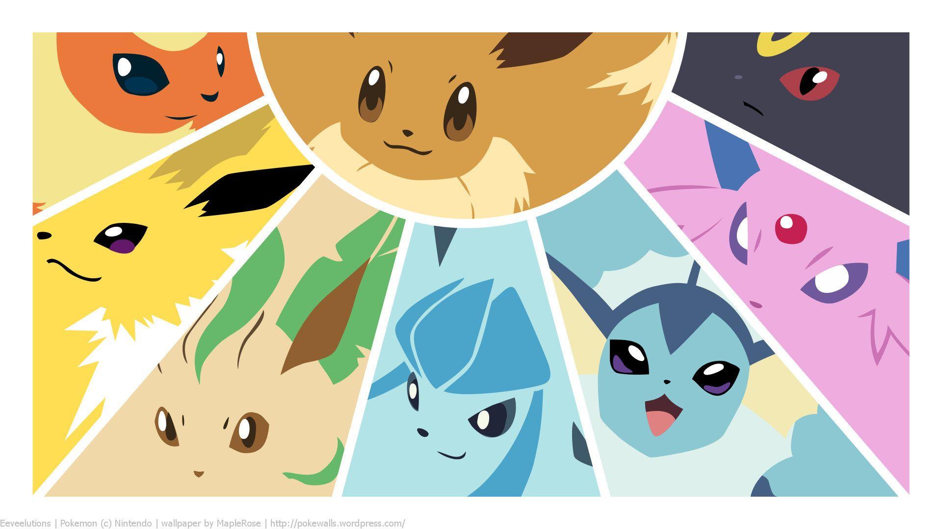 Eevee Evolutions Wallpapers Animals Wallpapers 1024×768 Eevee