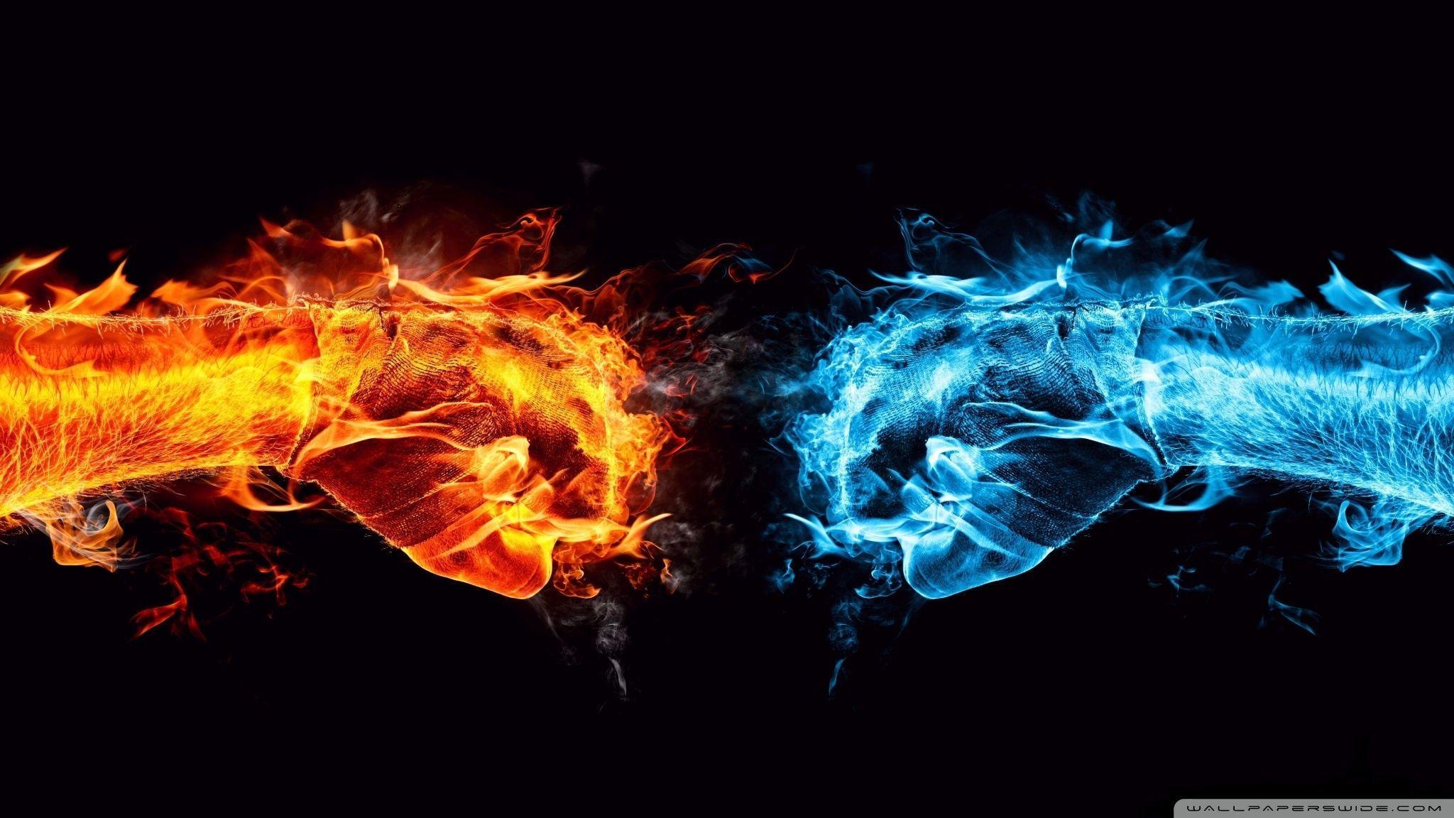 Fire And Ice Full HD Wallpapers and Backgrounds