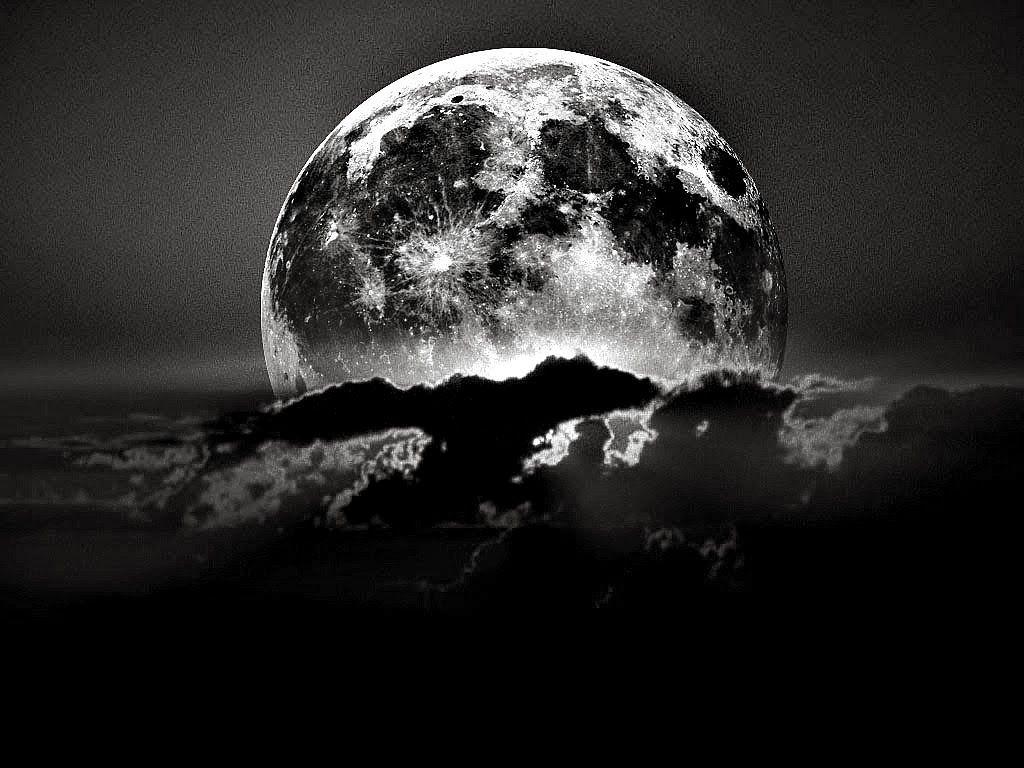 Black and White Moon Wallpapers by HD Wallpapers Daily 1024×768 Black