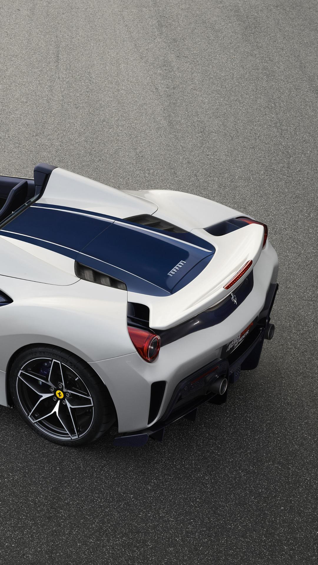 Ferrari 488 Pista Spider 2018 4k Iphone 7,6s,6 Plus, Pixel