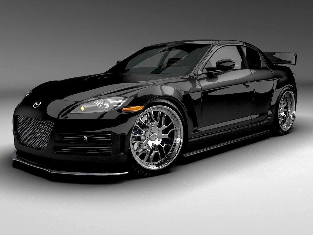 Black Mazda RX8 Modification Car Wallpapers ~ Mazda Car Wallpapers