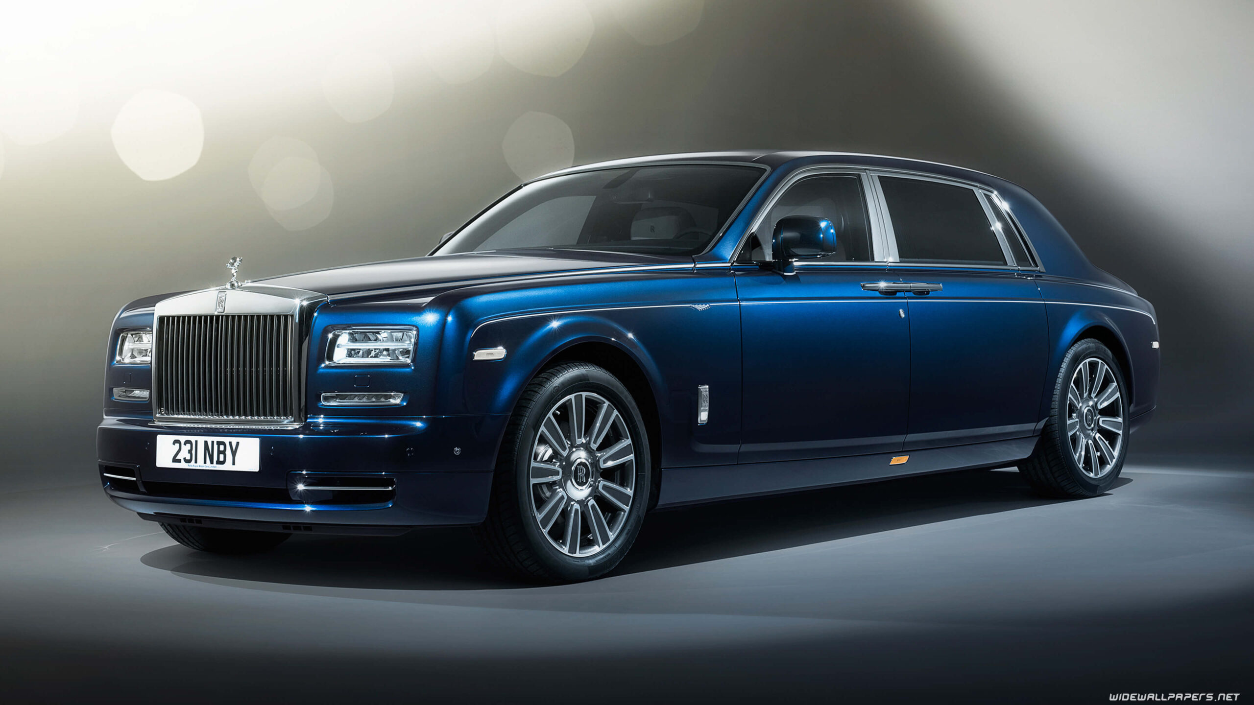 Blue 2017 Rolls Royce Phantom UHD 4K Wallpapers