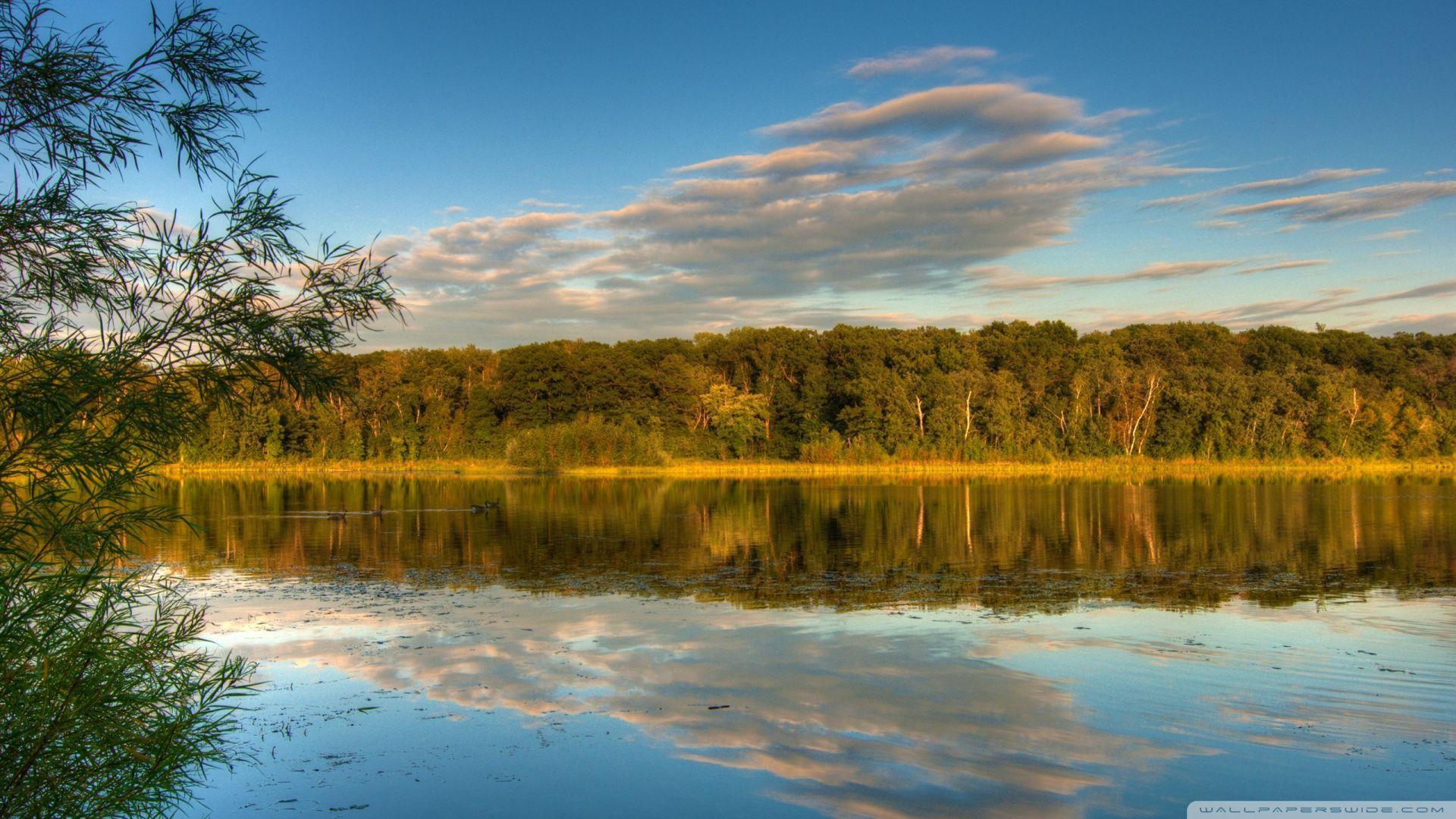 Holland Lake, Lebanon Hills Park, Eagan, Minnesota, US HD desktop