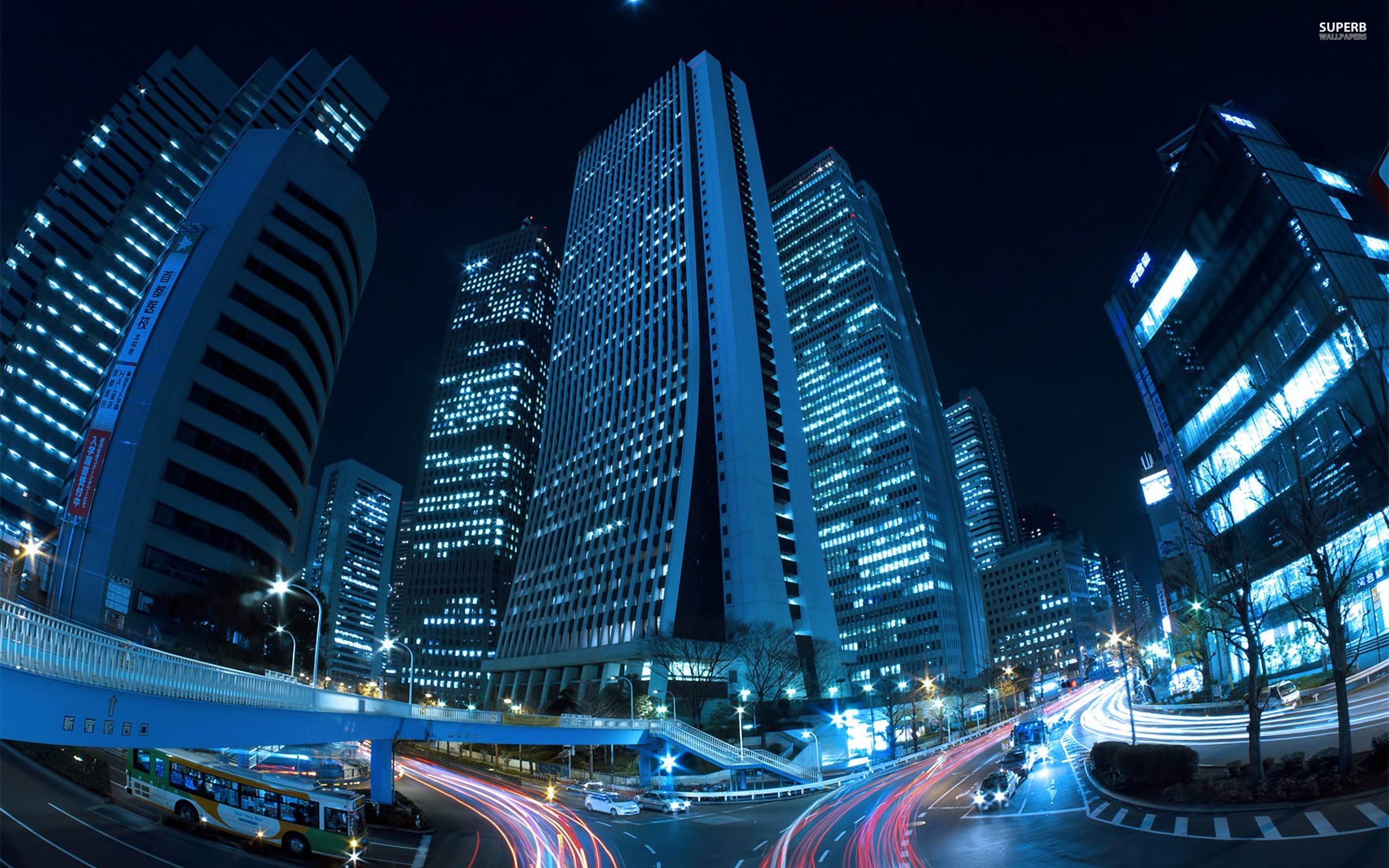 Shinjuku, Tokyo at night wallpapers