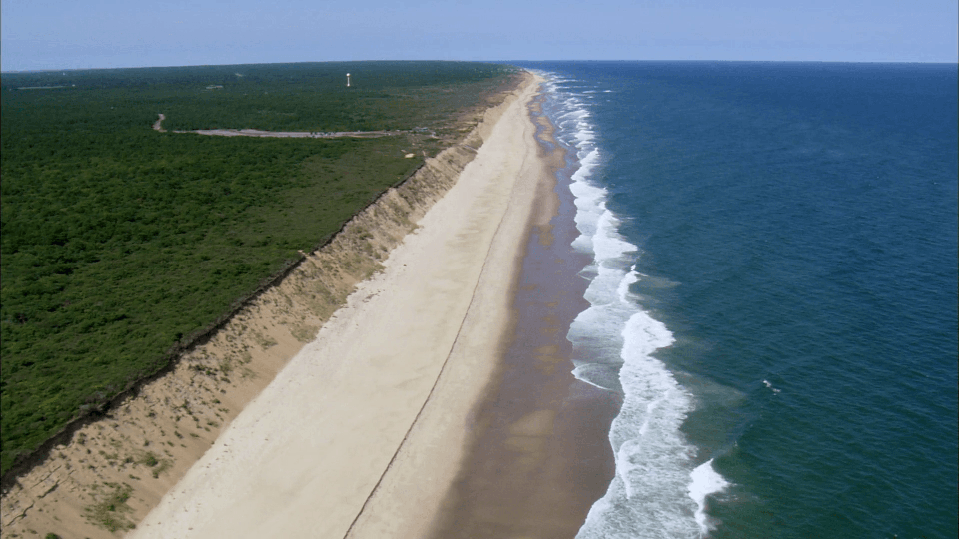 Cape Cod National Seashore And People Stock Video Footage