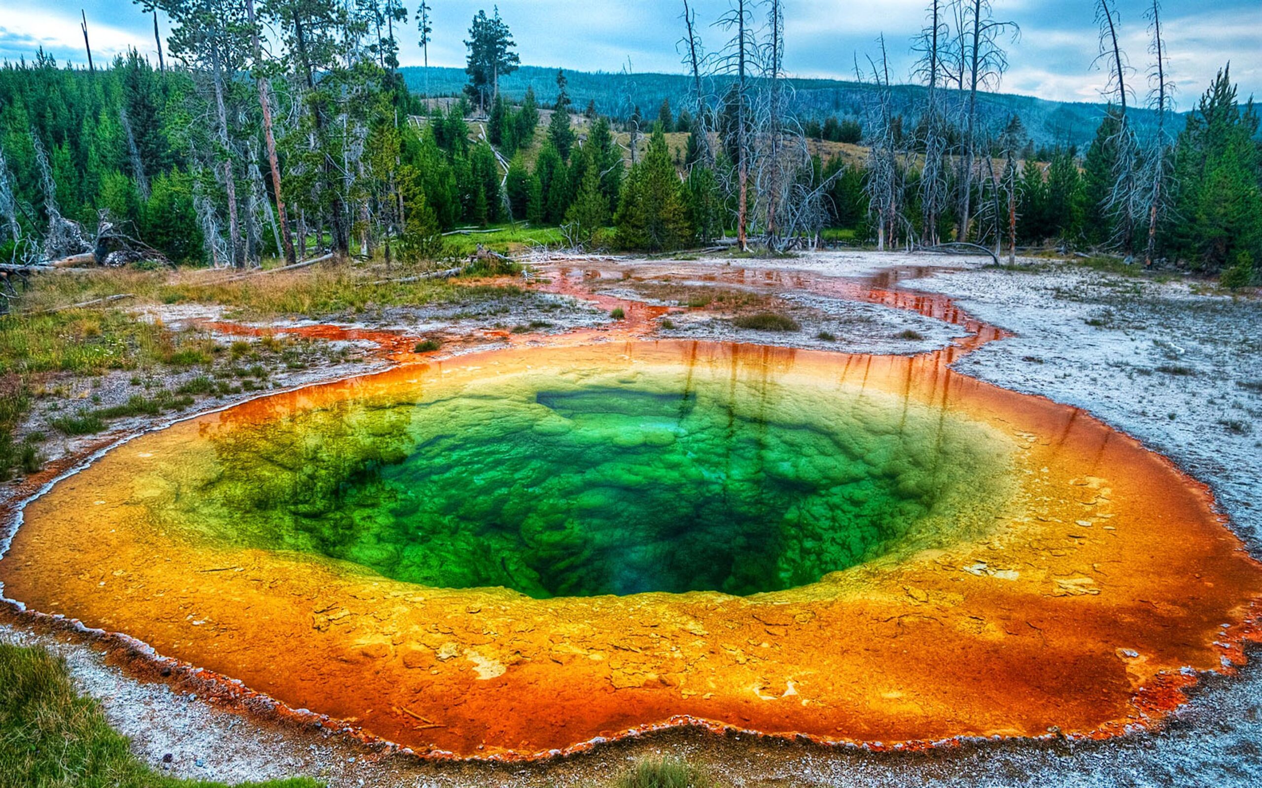 Beautiful Hd Wallpapers Geyser Yellowstone National Park Usa