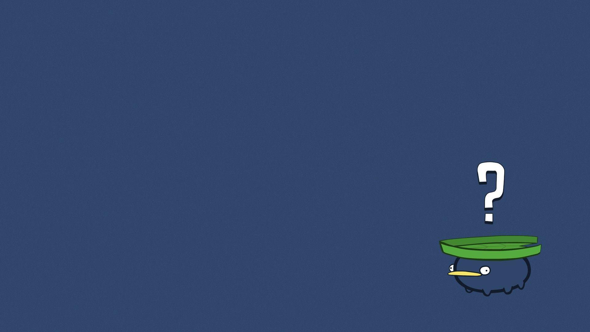 Lotad, Pokemon, Minimalism, Questions Wallpapers HD / Desktop and