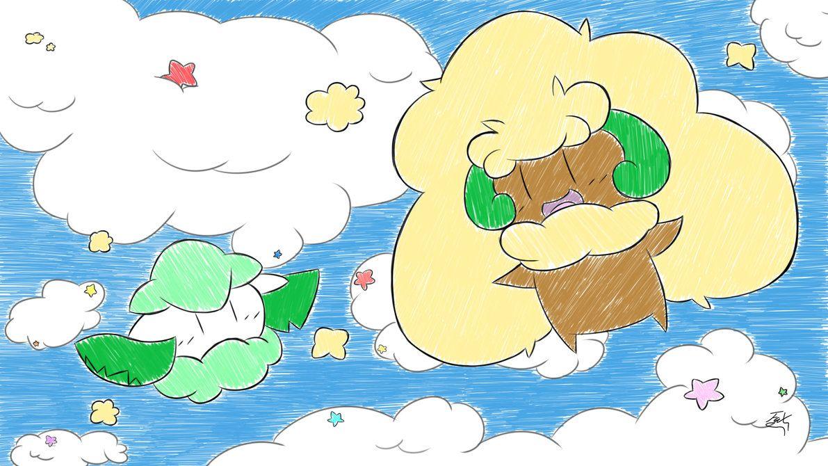 Whimsicott and Cottonee. by FaXaNadu790