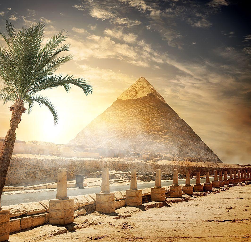 Wallpapers Egypt Cairo Nature Desert Sky Palma Pyramid