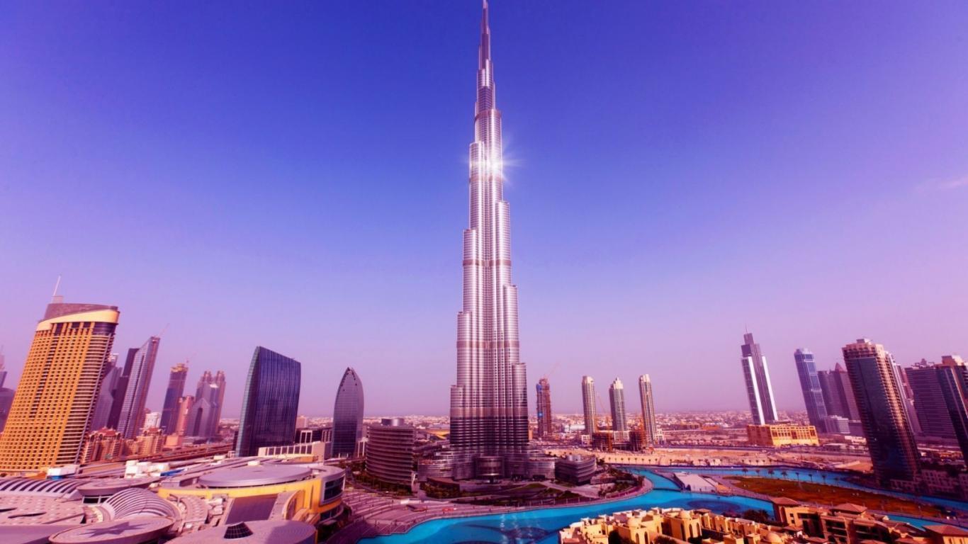 Cityscapes tower buildings united arab emirates burj khalifa