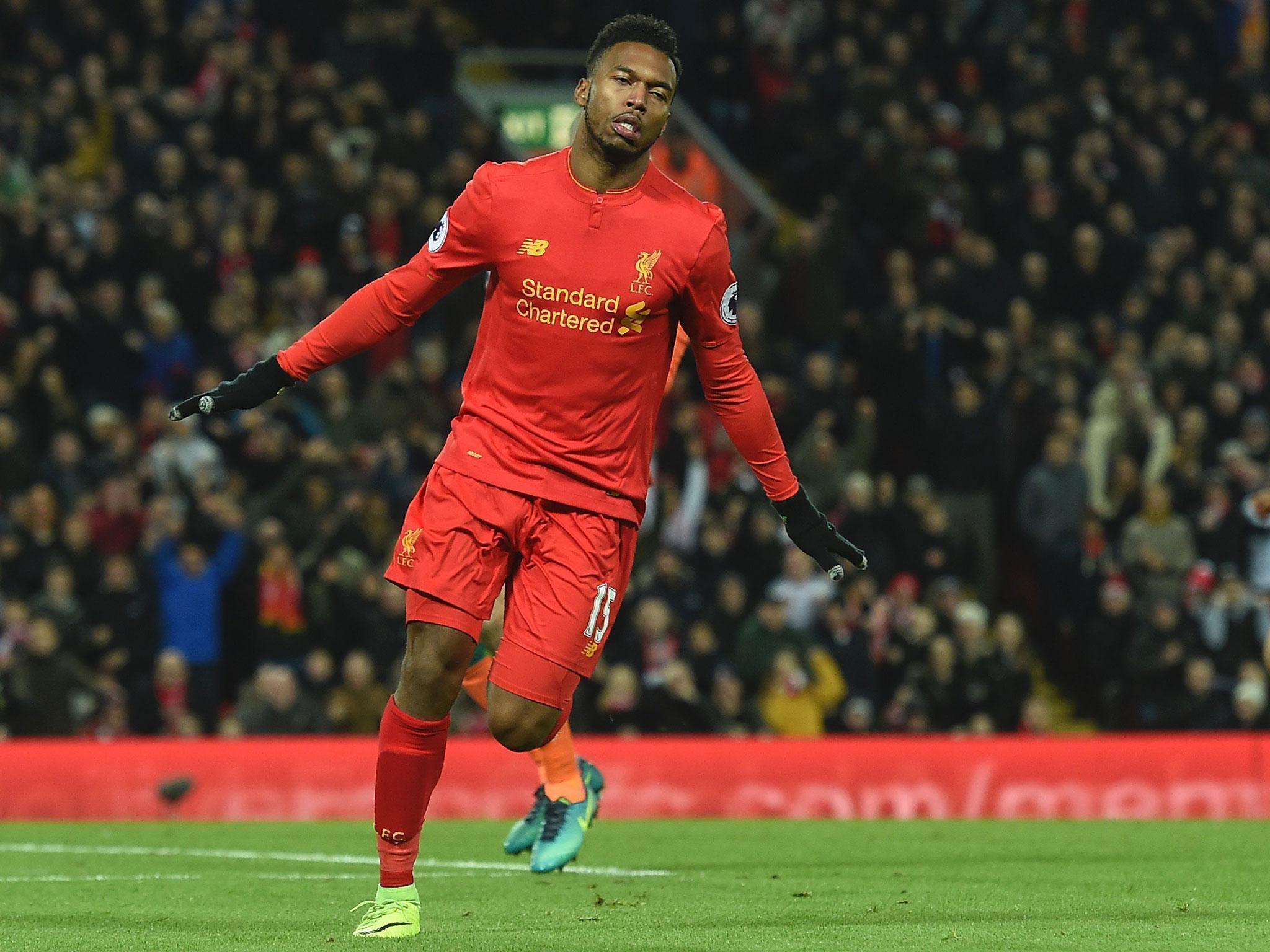 Daniel Sturridge says he is happy at Liverpool and has no plans to