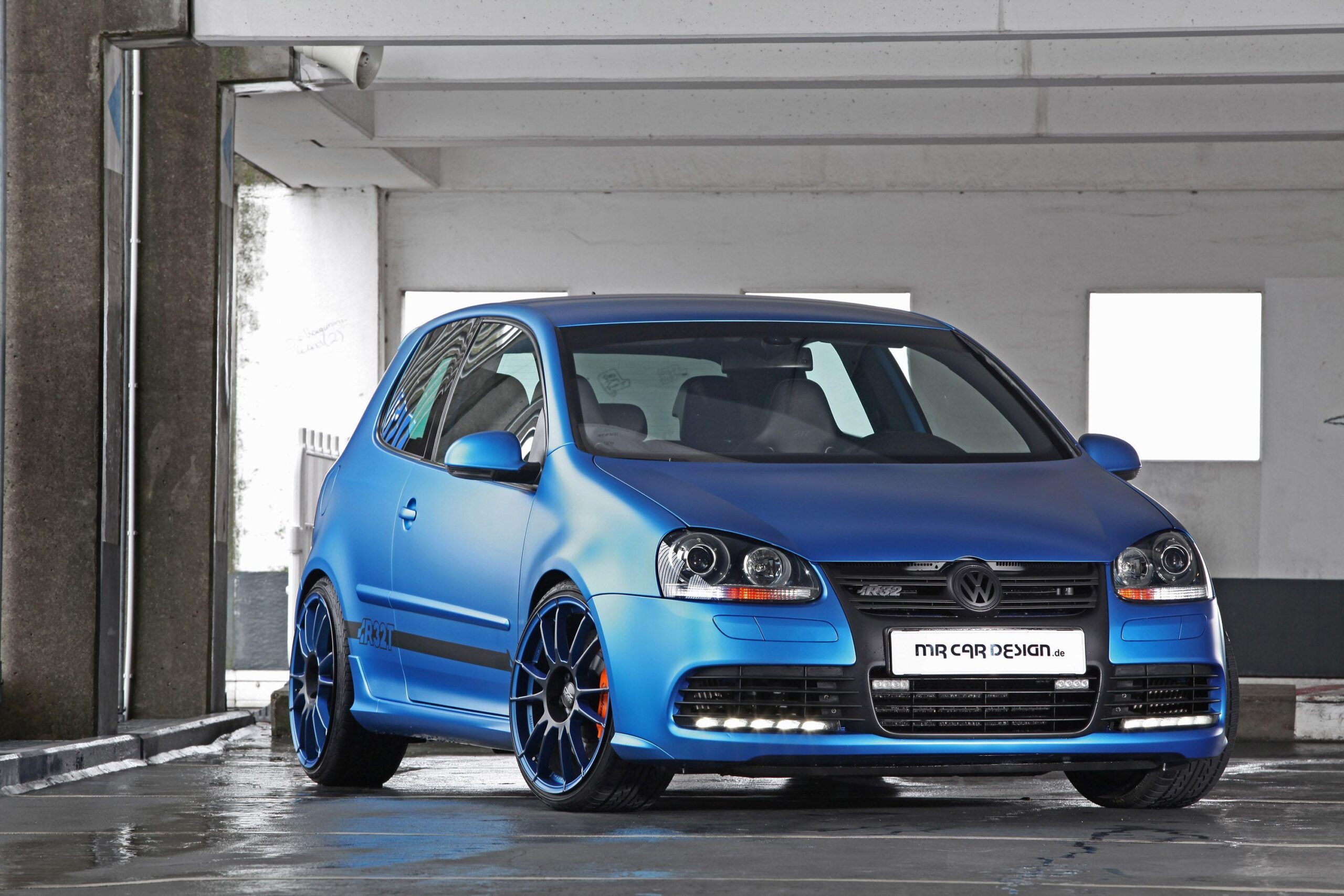 Volkswagen Golf R32 Blue wallpapers – wallpapers free download