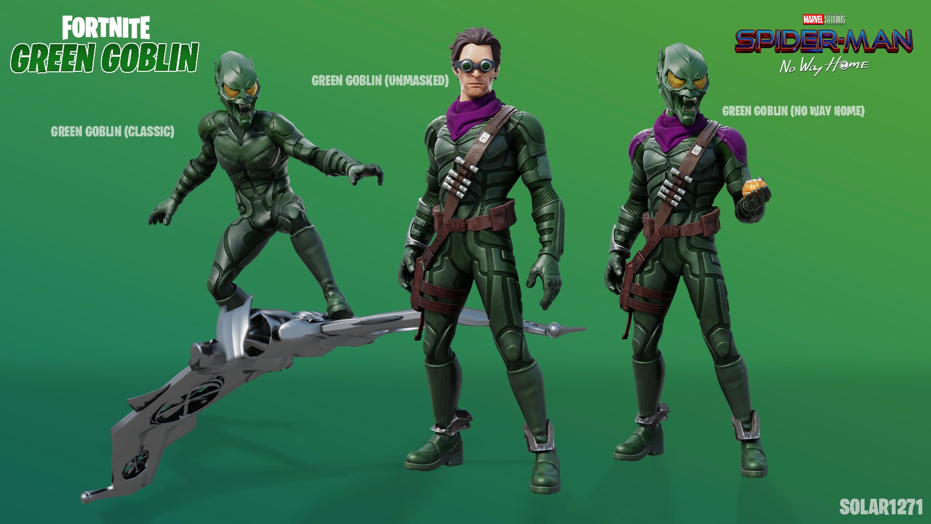 Green Goblin Fortnite wallpapers