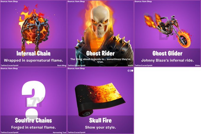 Ghost Rider Fortnite wallpapers