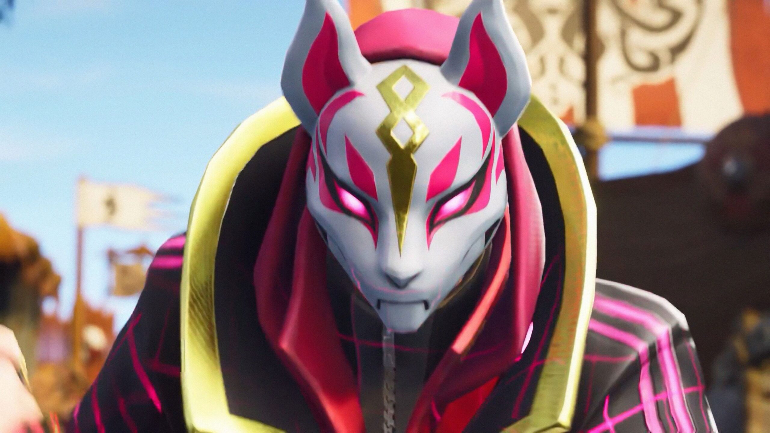 Kitsune Mask Fortnite Battle Royale Wallpapers and Free Stock