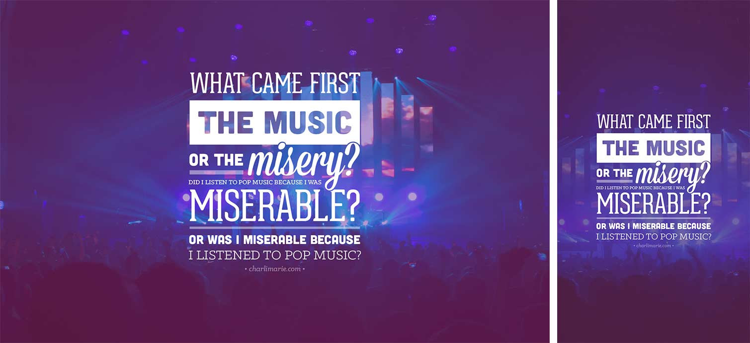 Wallpapers – Music or the misery?