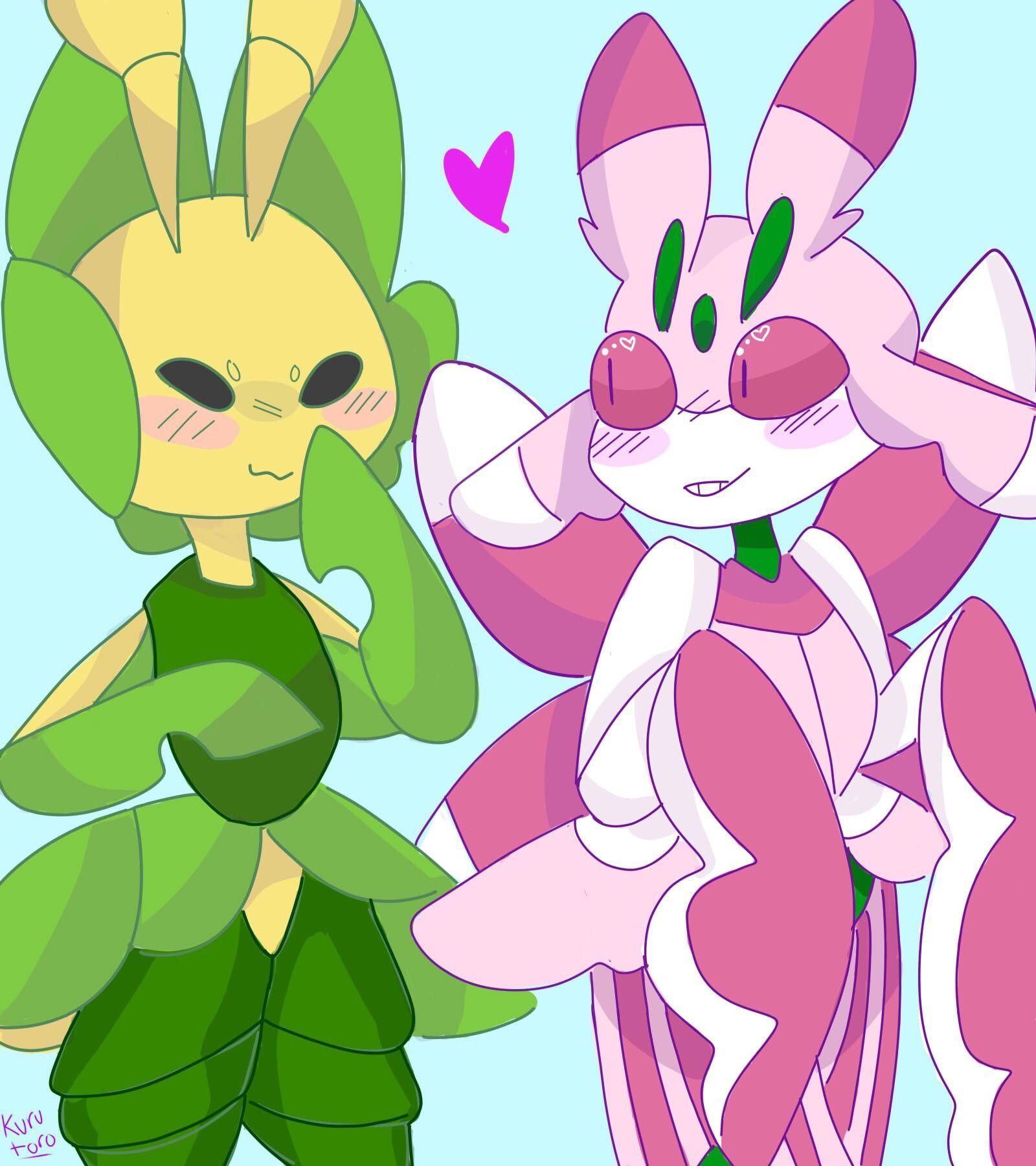 Leavanny X Lurantis.