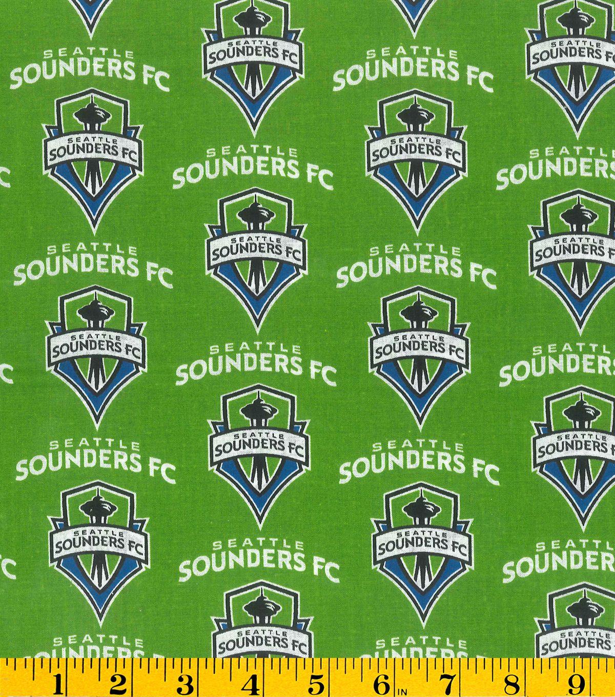 Seattle Sounders MLS Cotton Fabic