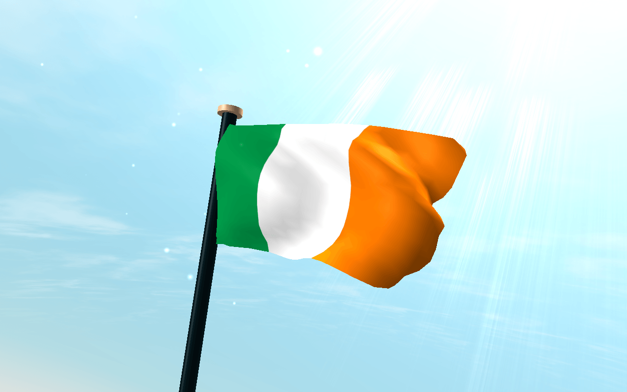 Ireland Flag 3D Free Wallpapers