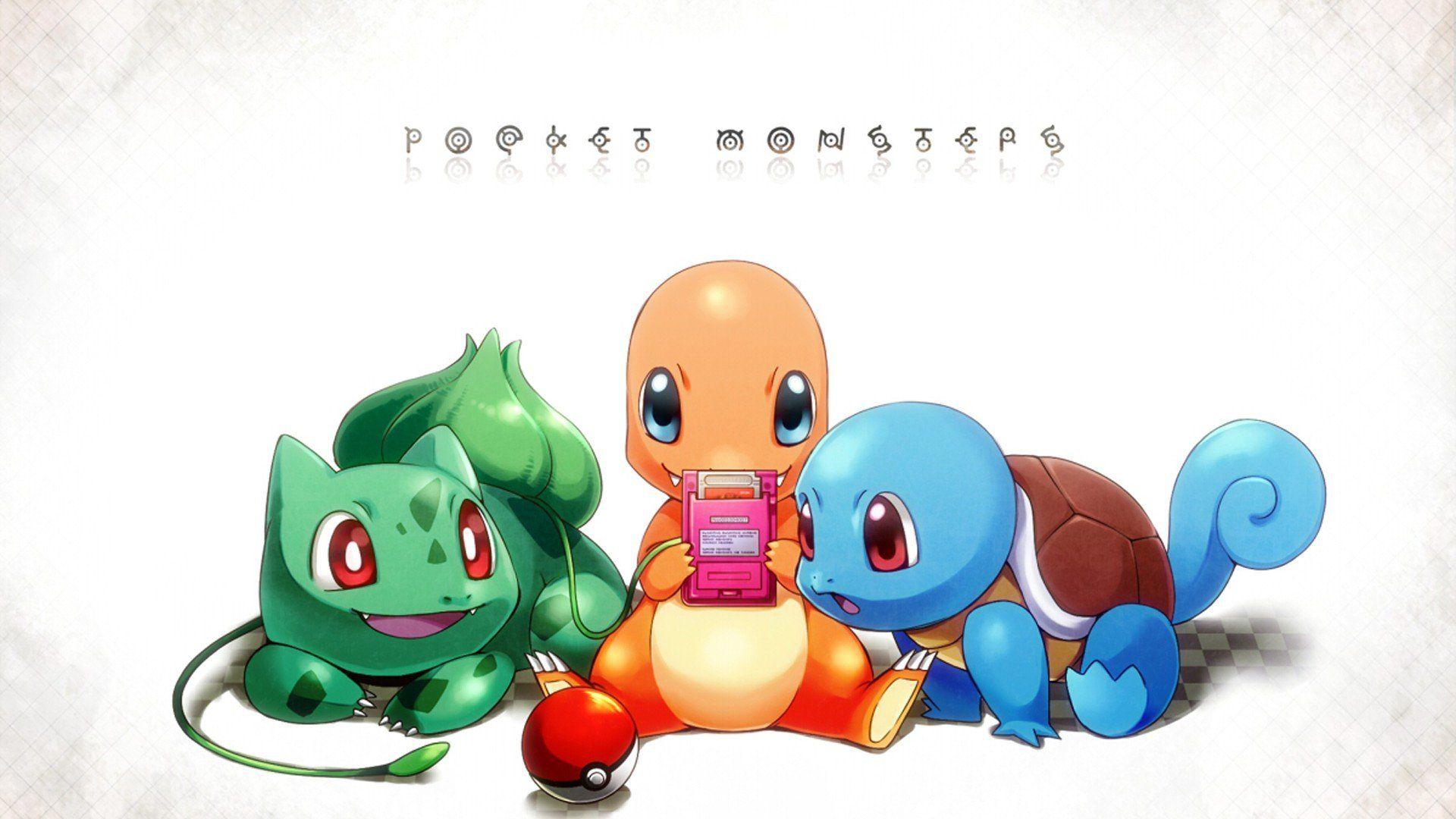 Pokemon, Squirtle, Bulbasaur, Charmander HD Wallpapers / Desktop