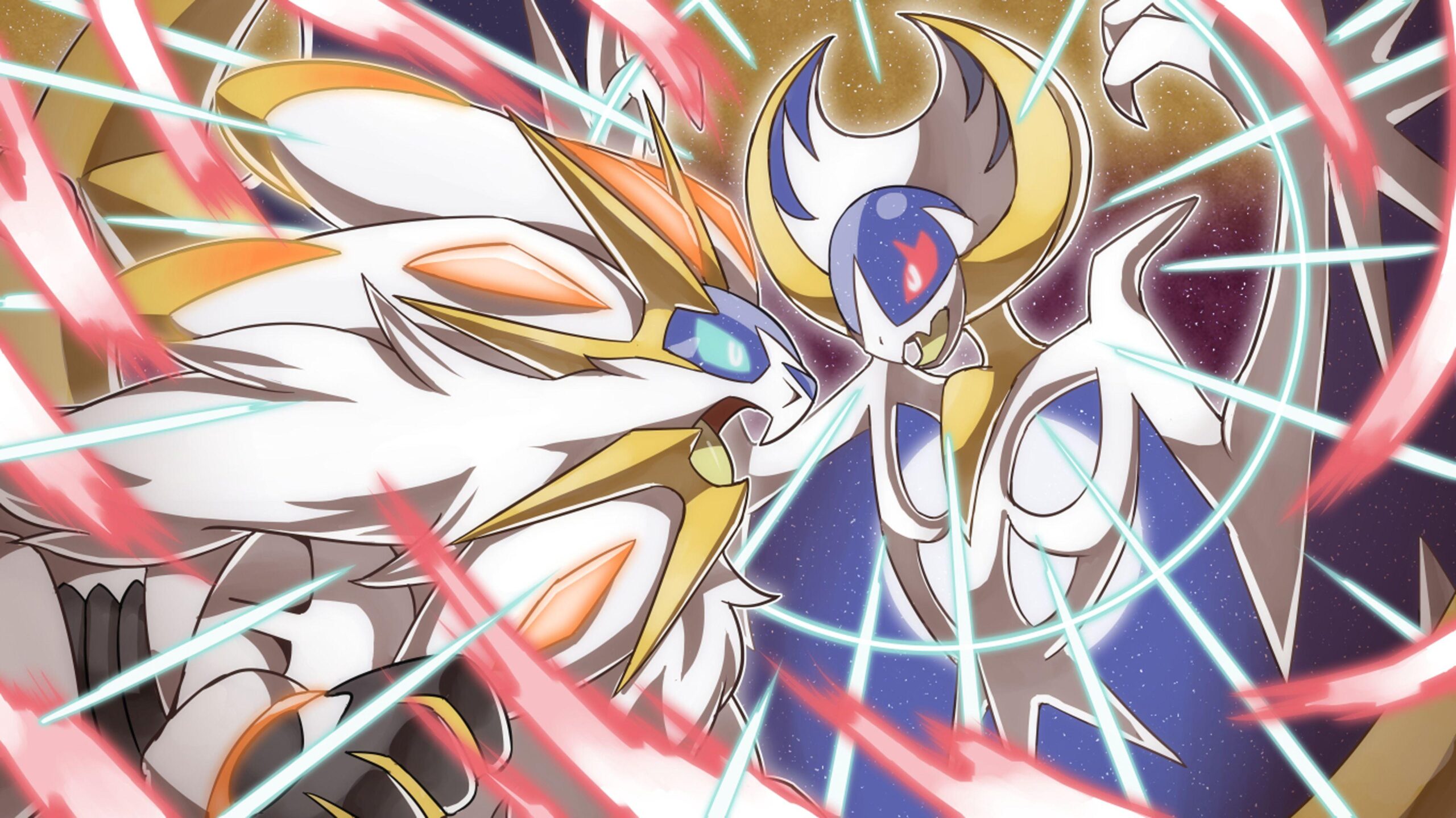 Solgaleo VS Lunala 4k Ultra HD Wallpapers