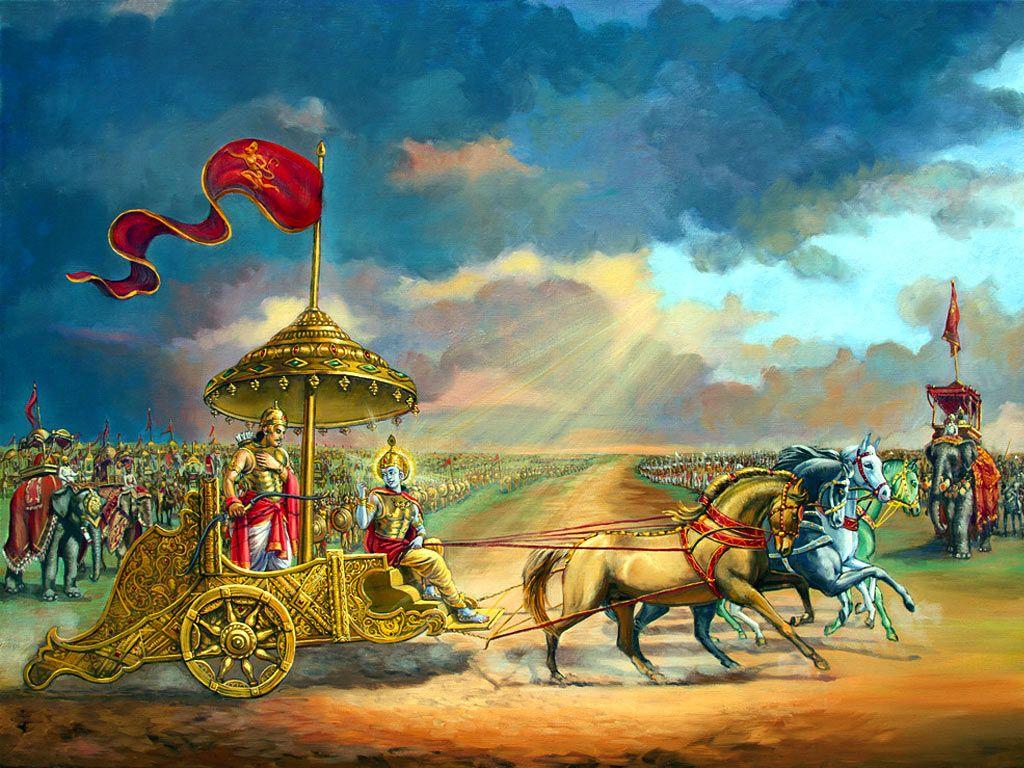 Krishna Arjuna Wallpapers Full Size Image Free Download