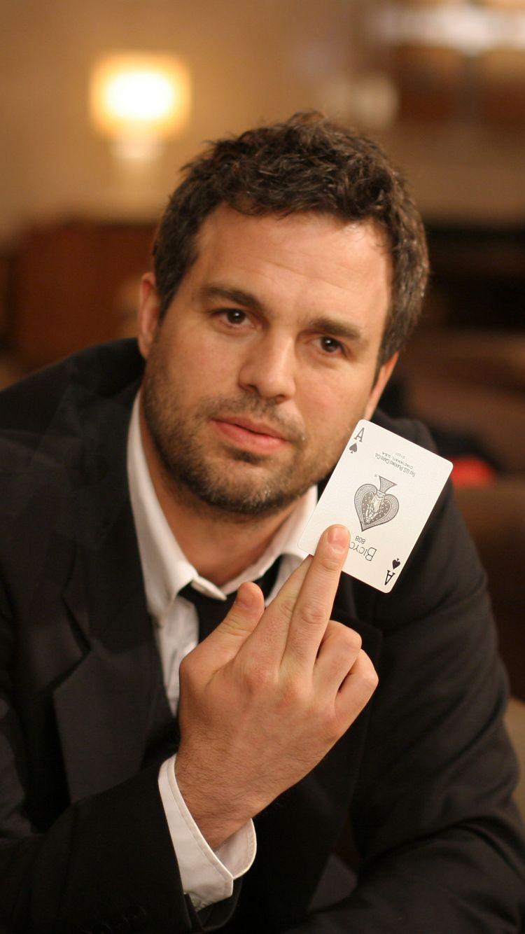 Download Wallpapers Mark ruffalo, Actor, Man, Brunette, Card