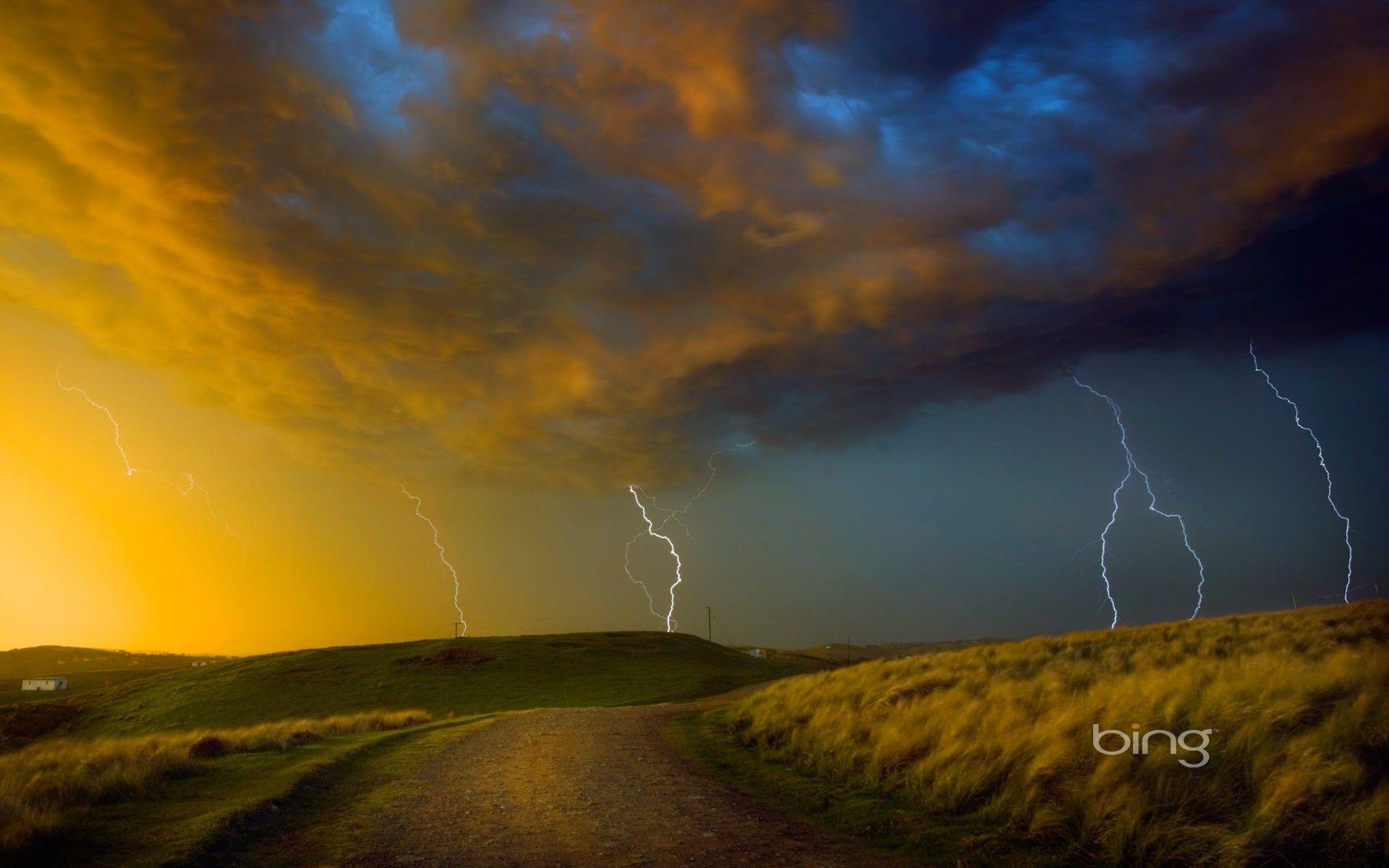 Forces of Nature: Namibia Sky Clouds Africa Lightning Cloud