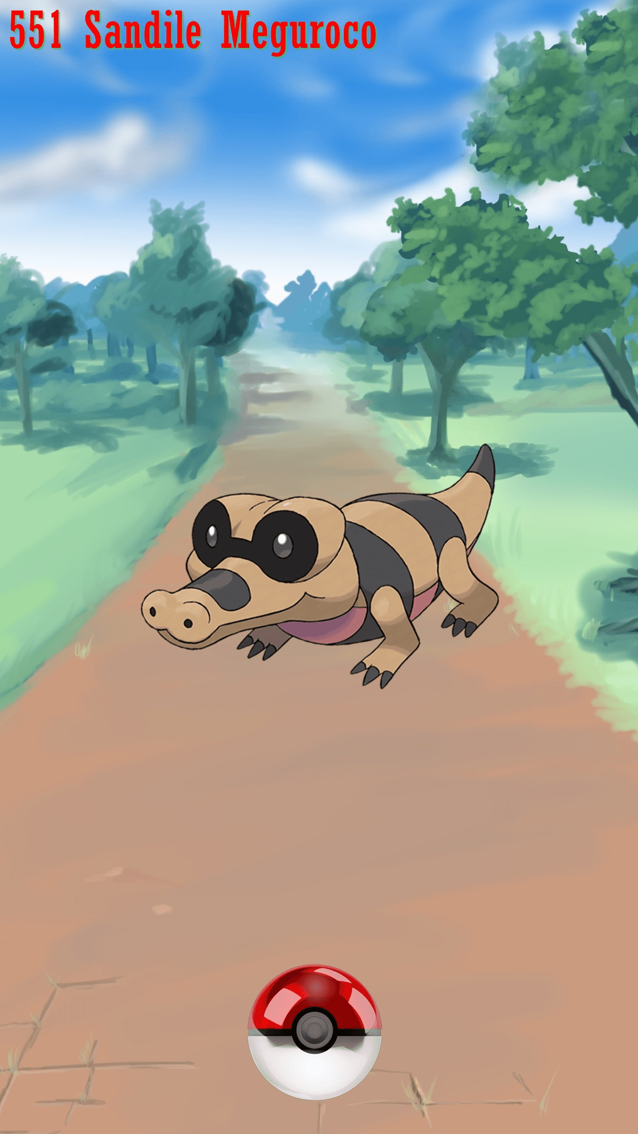 551 Street Pokeball Sandile Meguroco