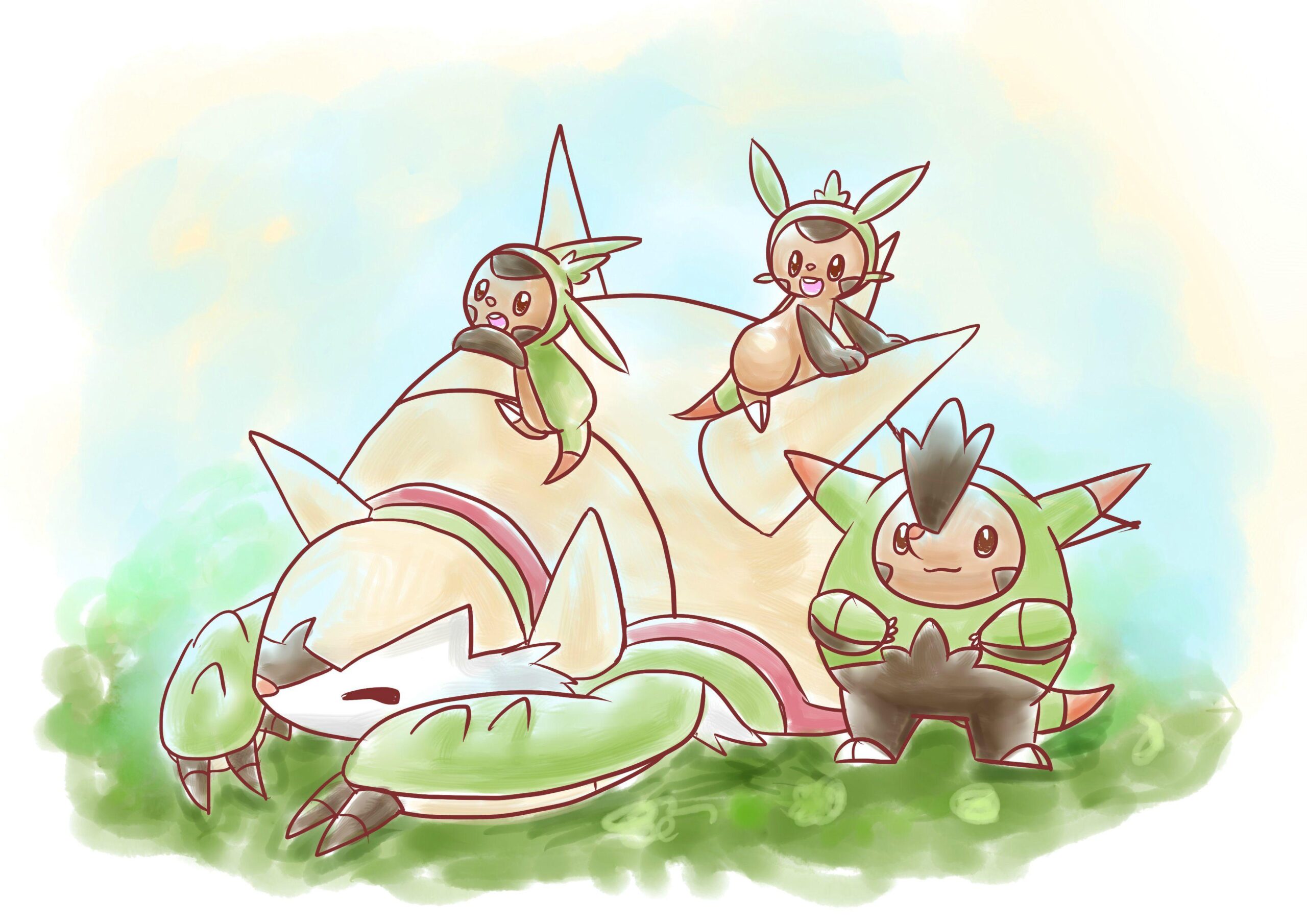 Adorable Chesnaught fanart