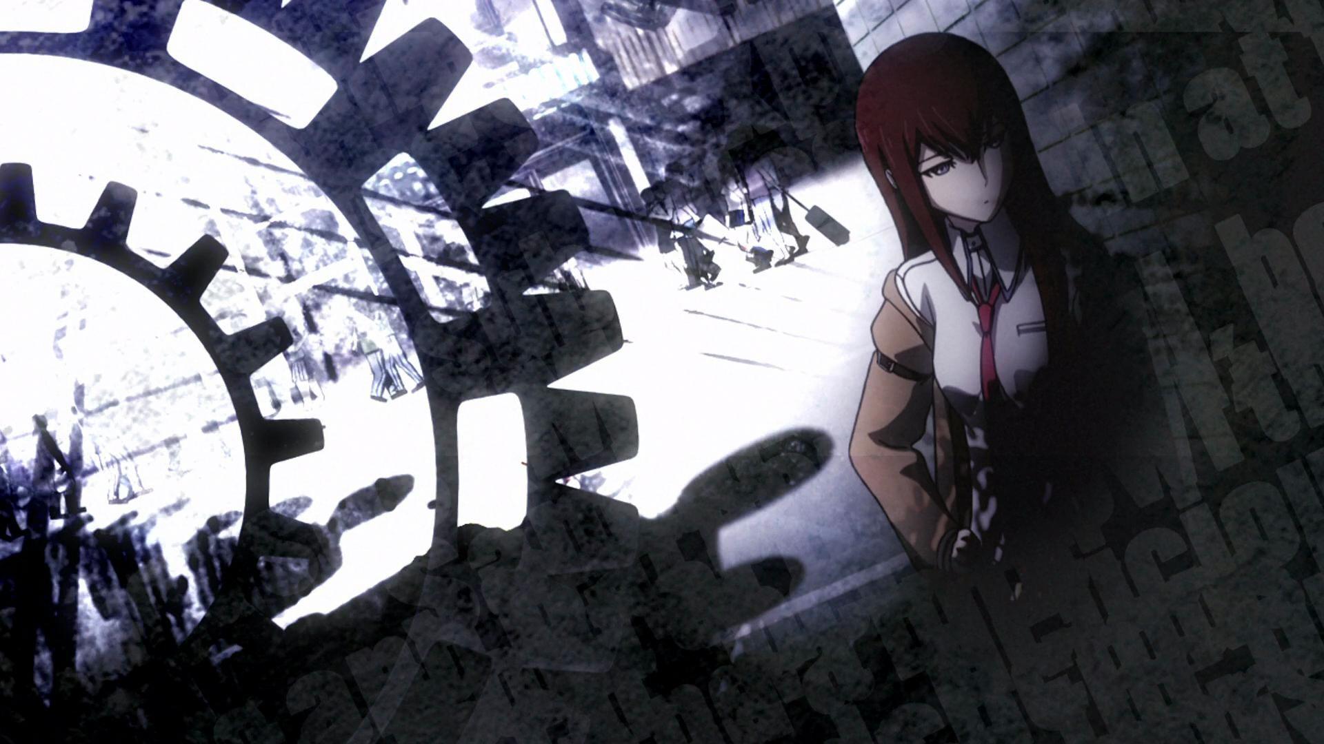 Wallpapers : anime, Makise Kurisu, Steins Gate, screenshot,