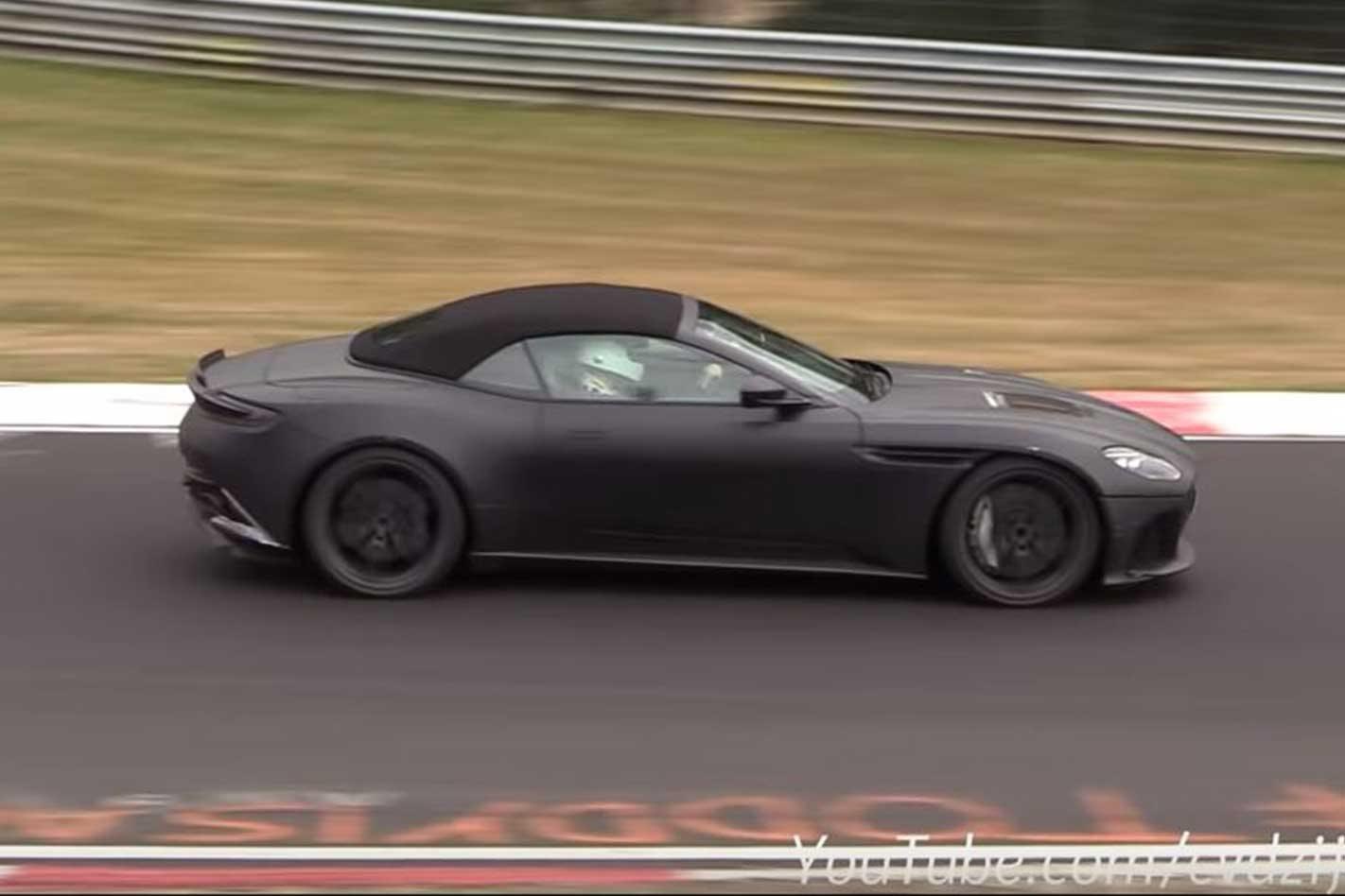 2019 Aston Martin DBS Superleggera Volante testing: Video