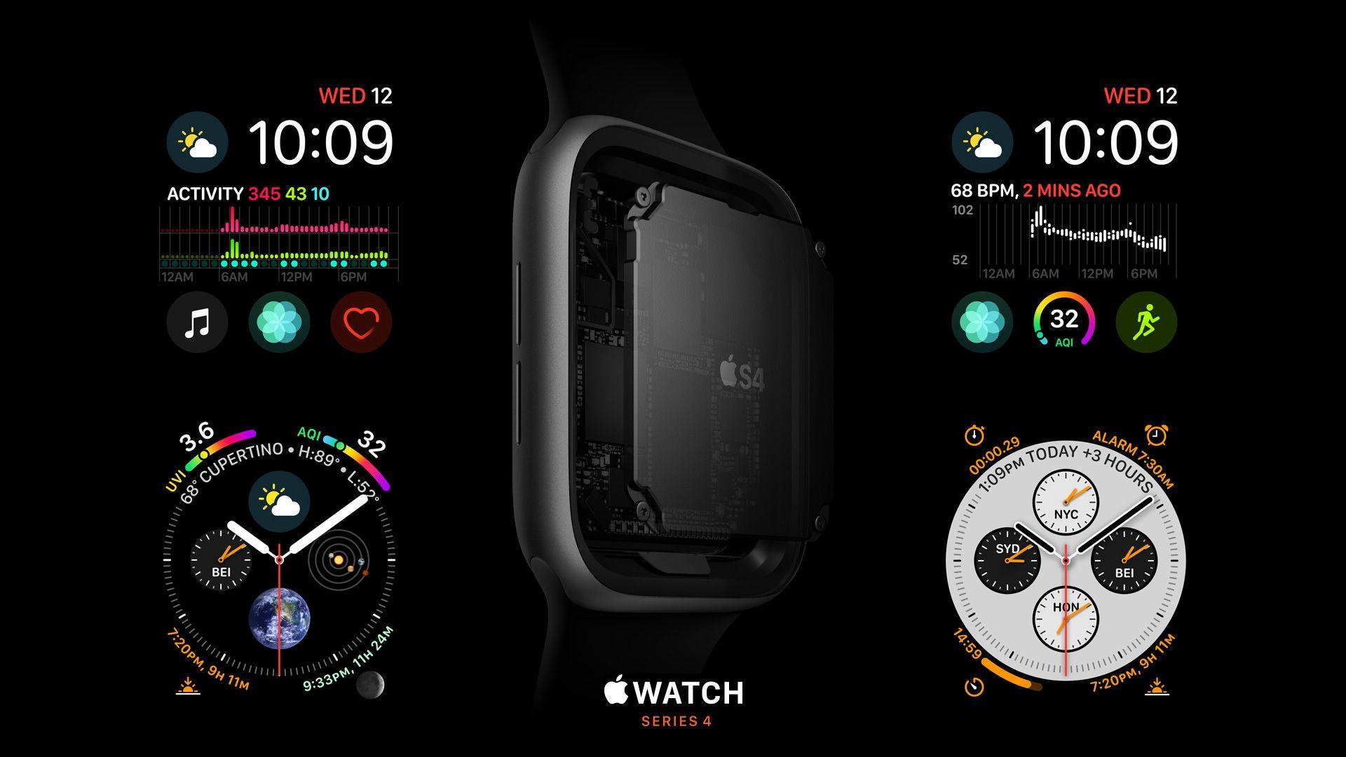 Wallpapers Apple Watch Series 4, S4, Apple September 2018 Event, Hi