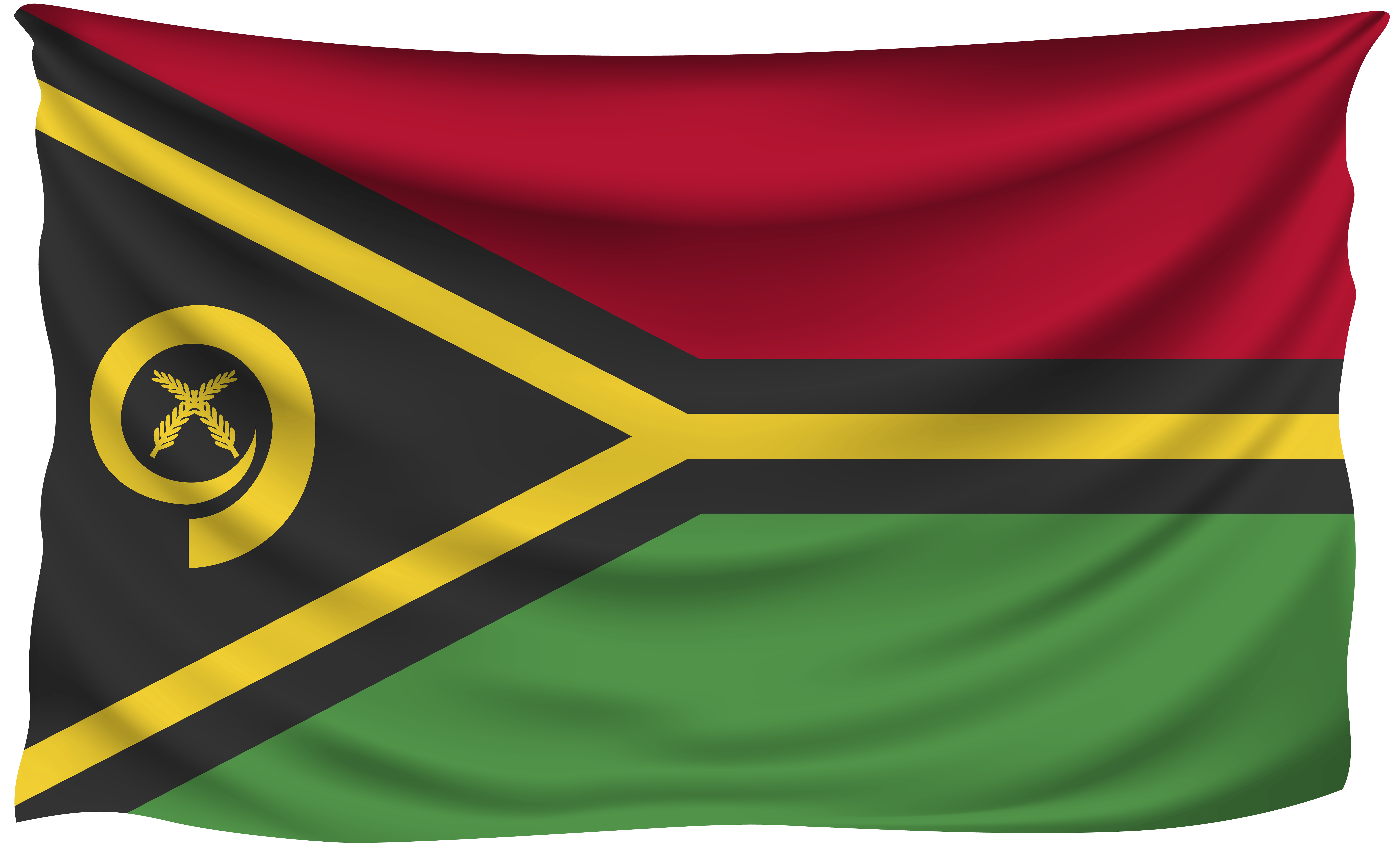 Vanuatu Wrinkled Flag