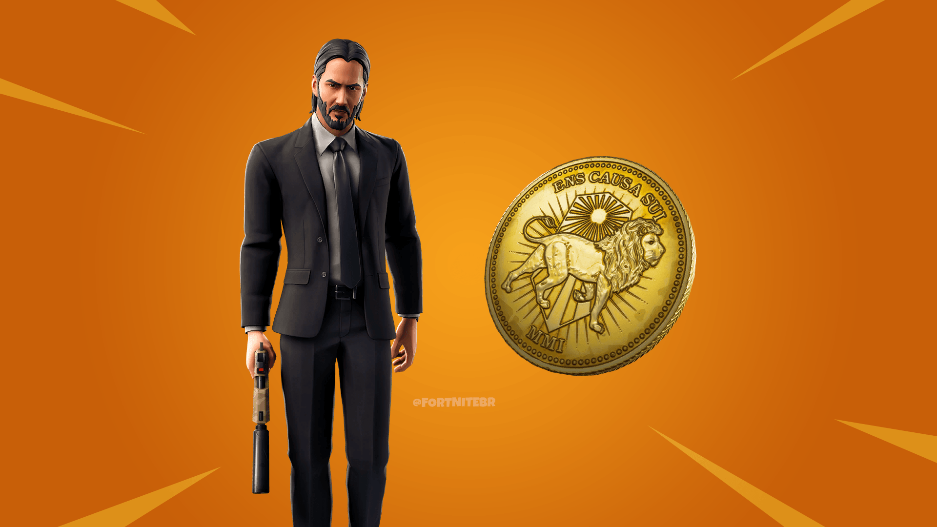 John Wick skin Fortnite wallpapers