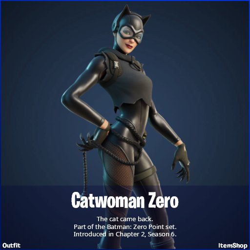 Catwoman Zero Fortnite wallpapers