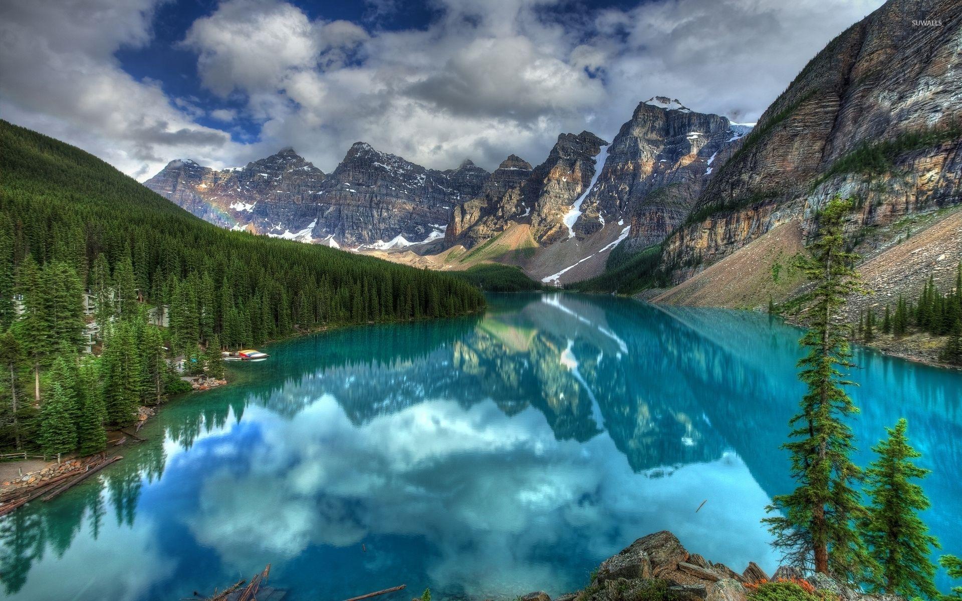 Banff National Park Wallpapers Turquoise Lake In Banff National Park