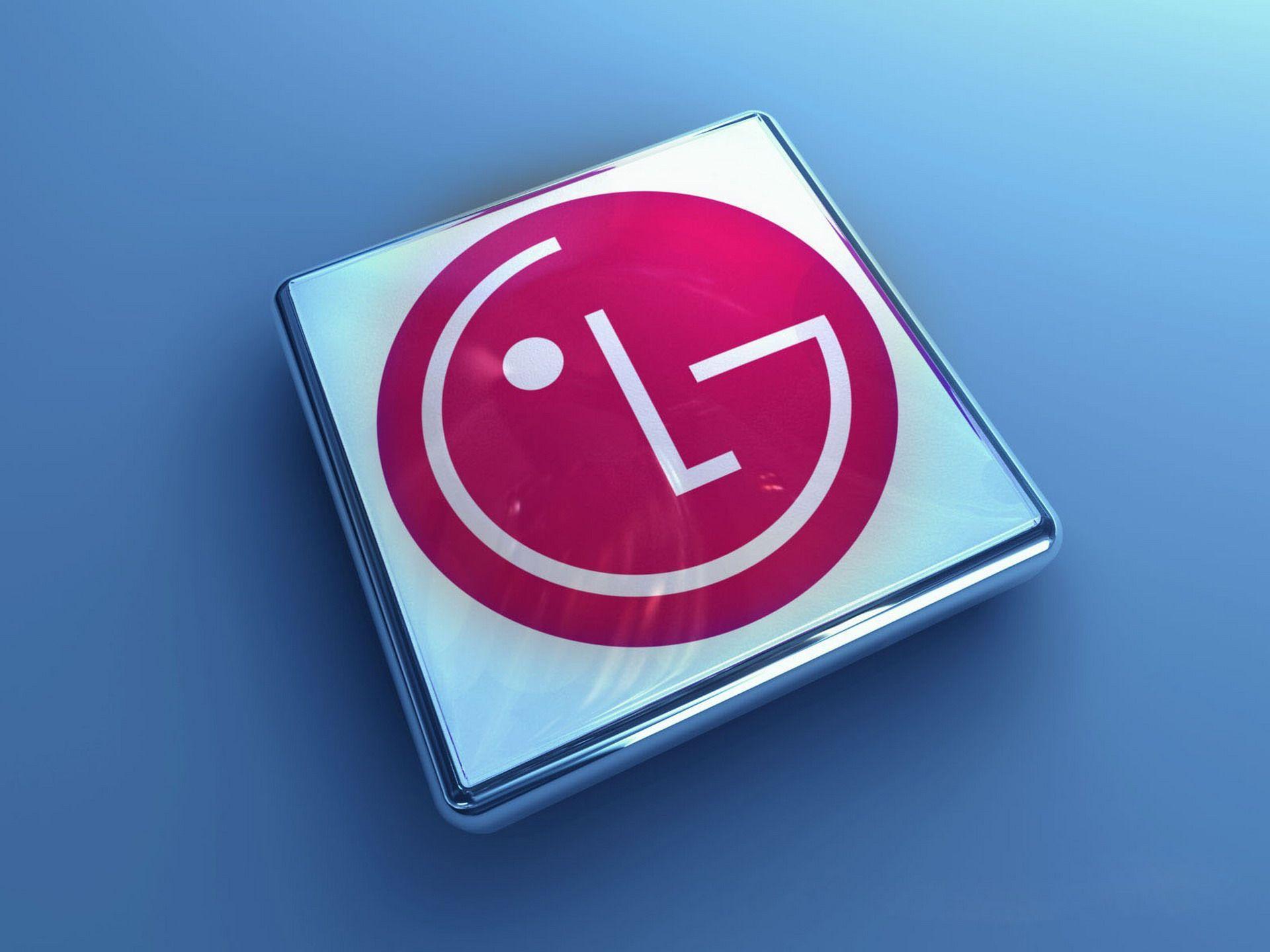 3D LG Logo Image Wallpapers Blue Wallpapers