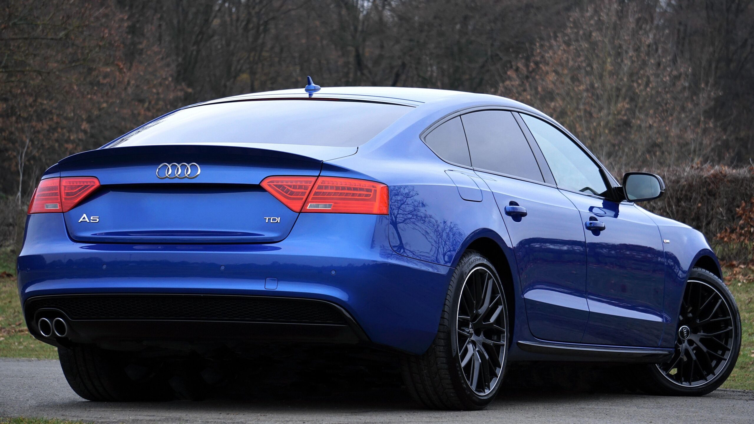 Audi A5 Blue Wallpapers 4K 5K