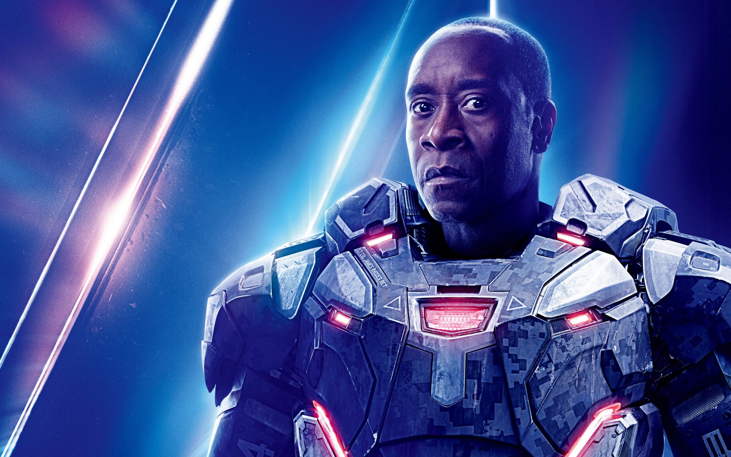 Don Cheadle as War Machine in Avengers Infinity War 5K Wallpapers