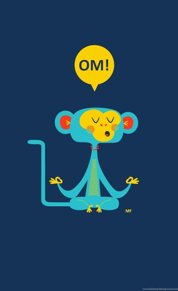 Om Cute Monkey iPhone 4s Wallpapers Download Desktop Backgrounds