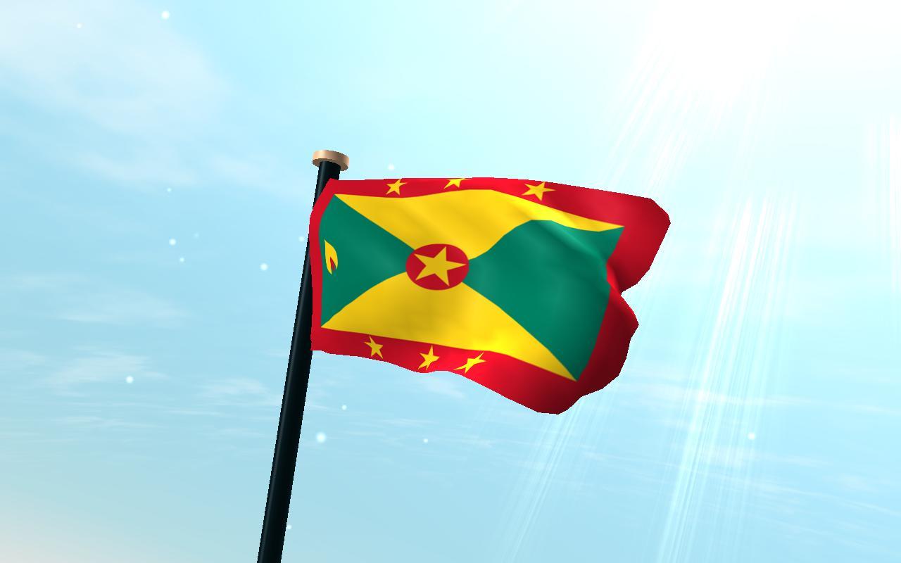 Grenada Flag 3D Free Wallpapers for Android