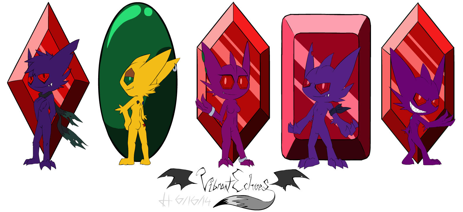 Mega Sableye OCs