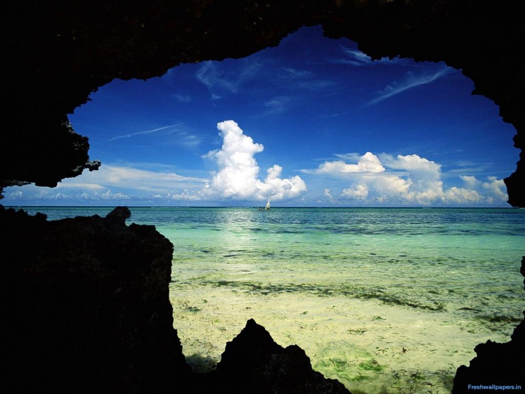 Natural Frame, Zanzibar, Tanzania wallpapers