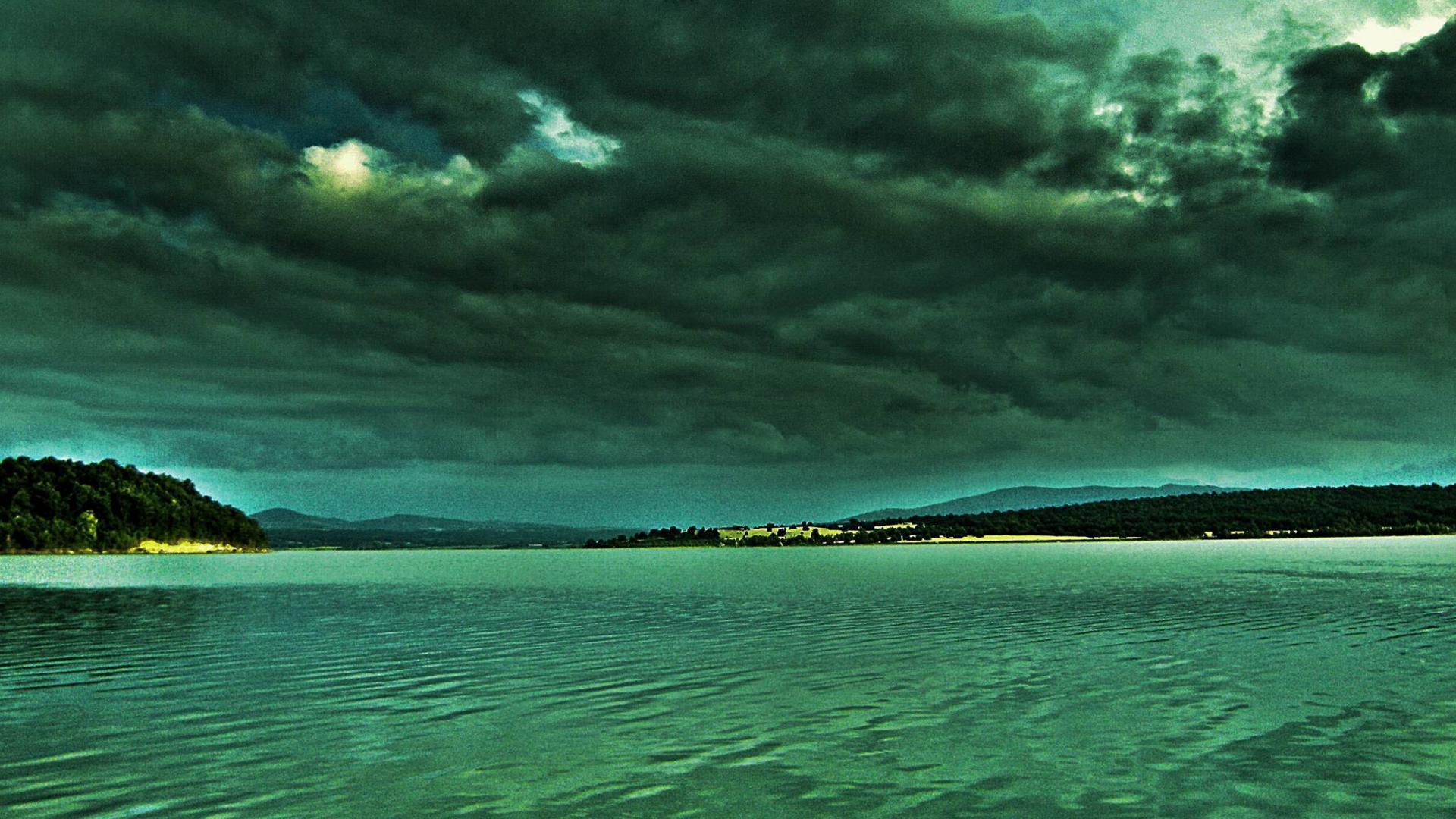 Thunderstorm Bulgaria Landscape Nature Hd City